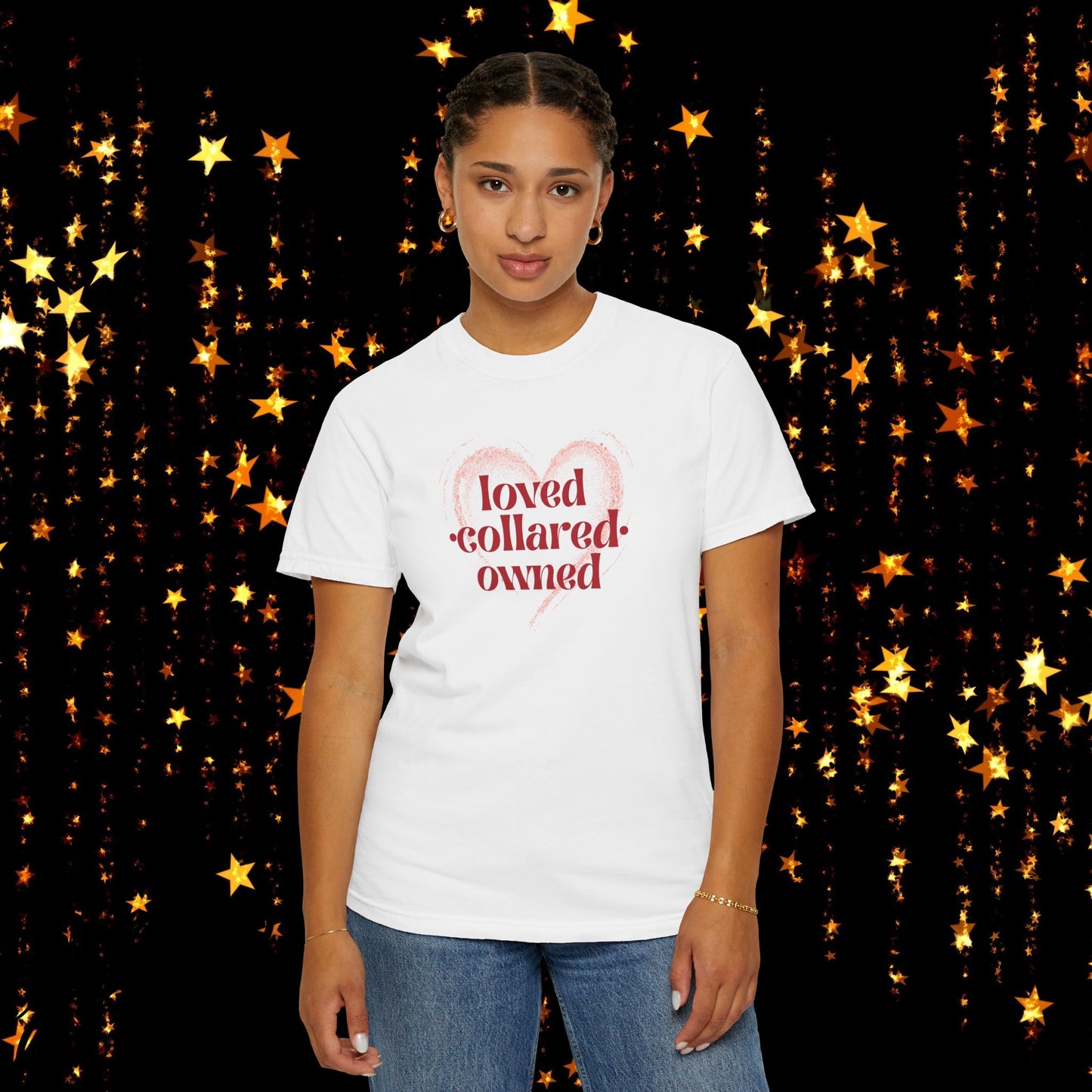 Loved Collared Owned Submissive T-shirt, Submissive Wife Gift
