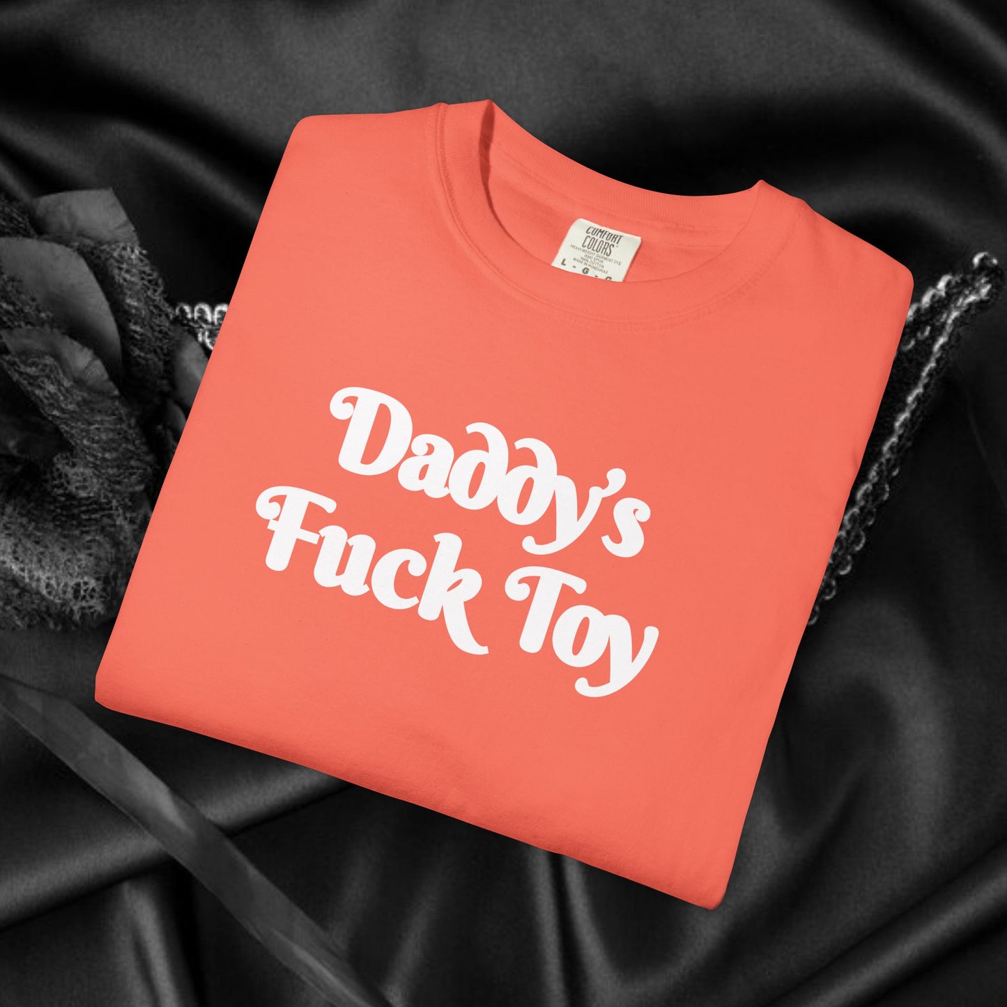 Daddy’s F*ck Toy Shirt – Kinky Submissive Apparel for Women, Hot Wife Sex Party Tee, Risqué Adult Shirt, NSFW Trendy BDSM Clothing