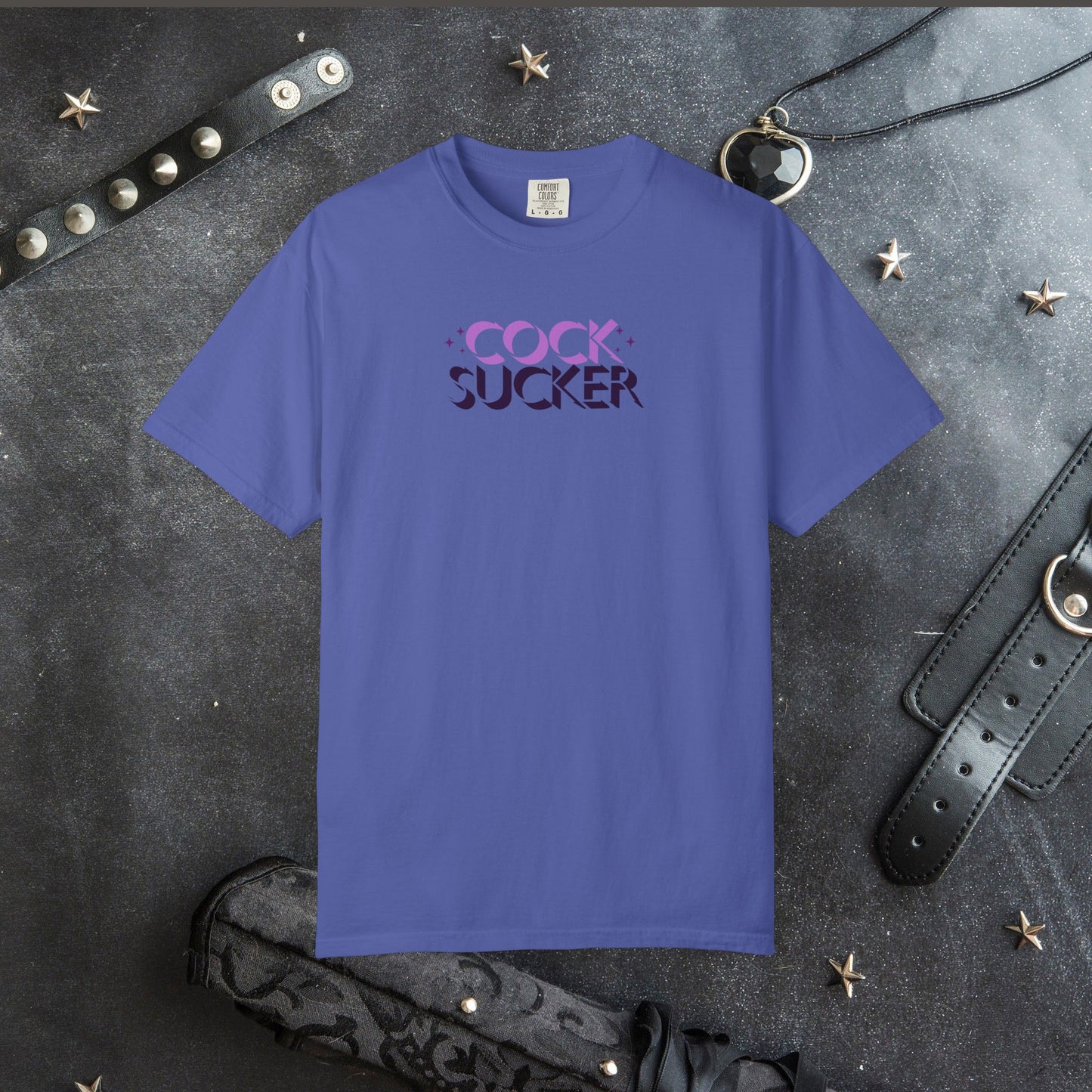 Naughty Girl Sex T-Shirt – Sexy Offensive Ladies Comfort Colors C0ck Sucker Tee, Hot Wife NSFW Shirt