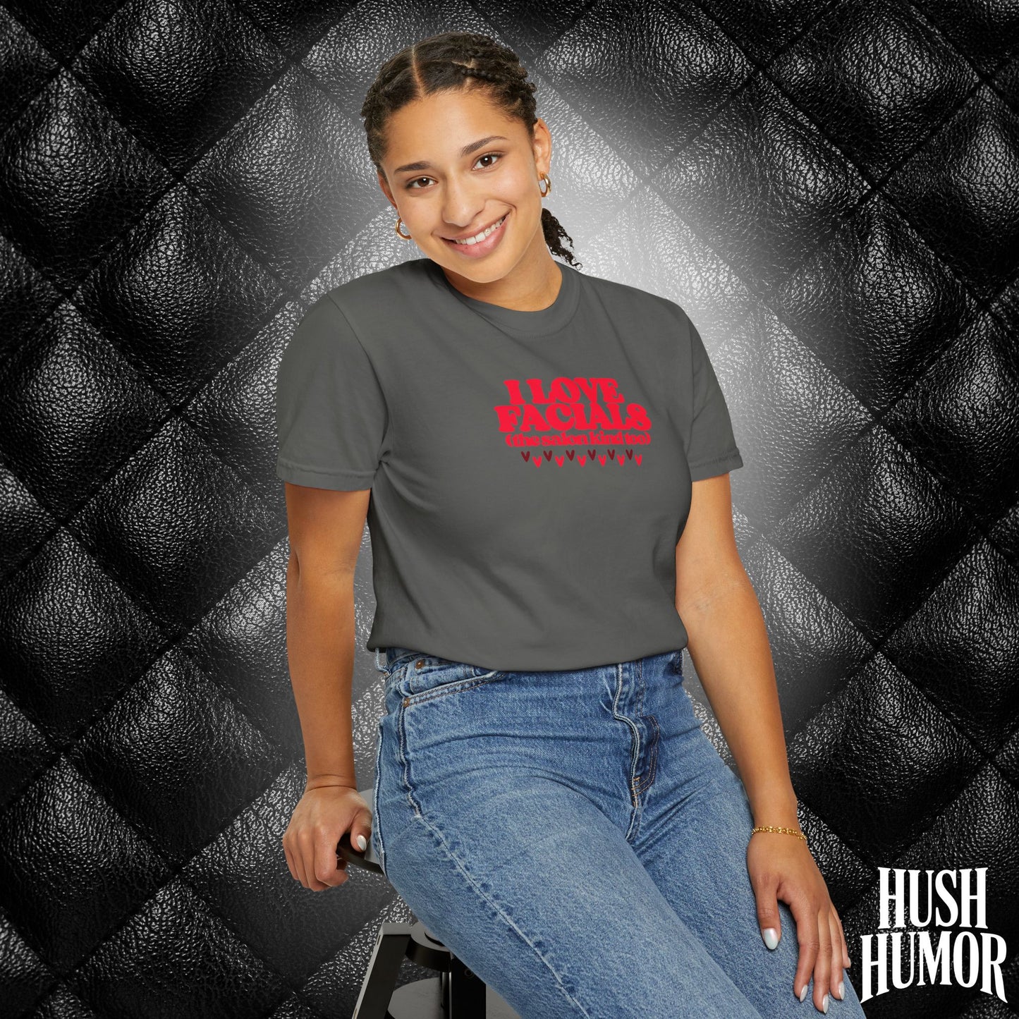 I Love Facials | Funny NSFW Blow Job Tee for Bold Adult Humor