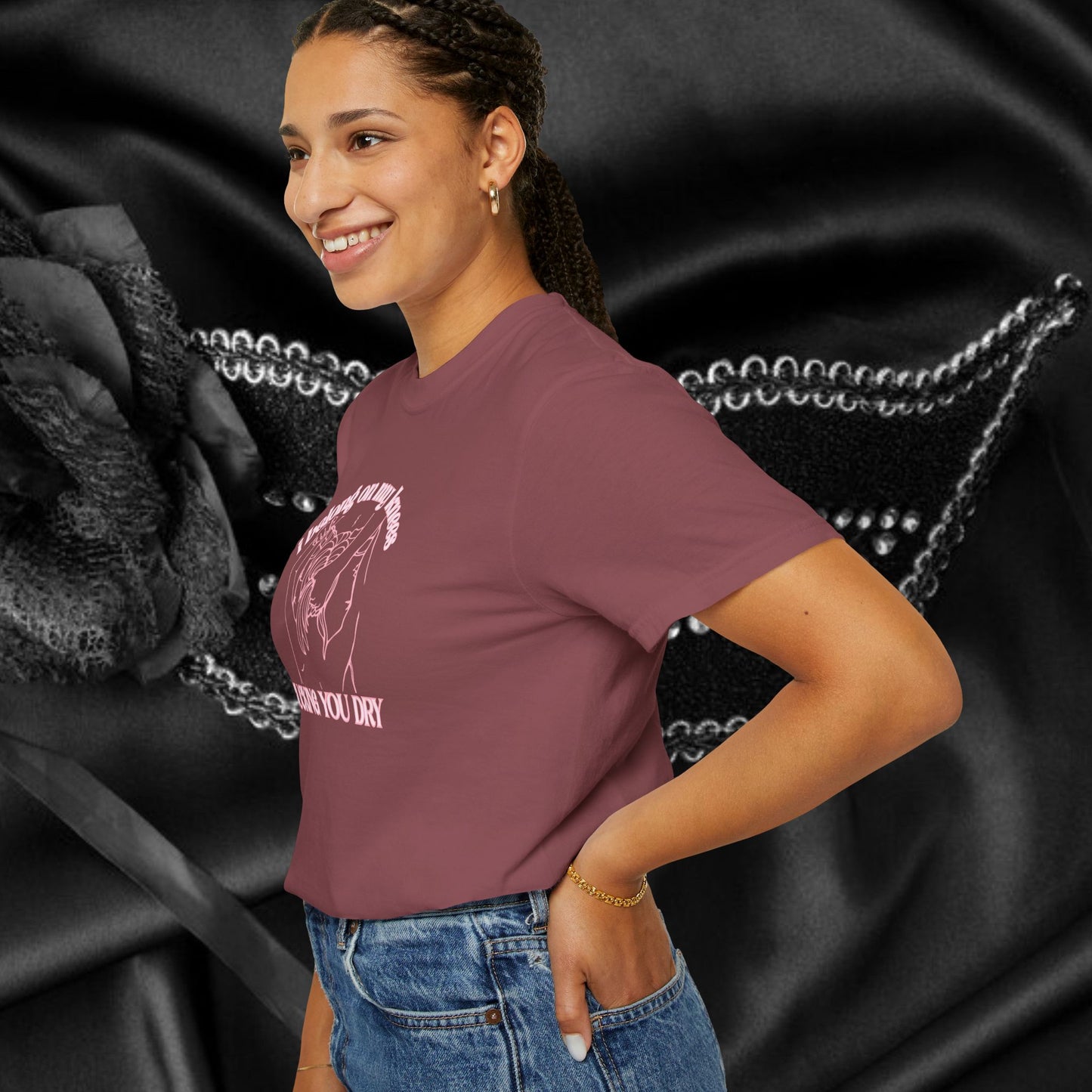 I Belong on My Knees Sucking You Dry - Naughty apparel for women - fun suggestive tee