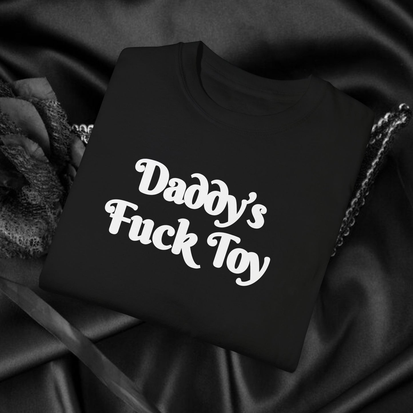 Kinky Submissive Apparel, DDLG Tee, Daddy's F*ck BDSM tee for Adult Play Wear