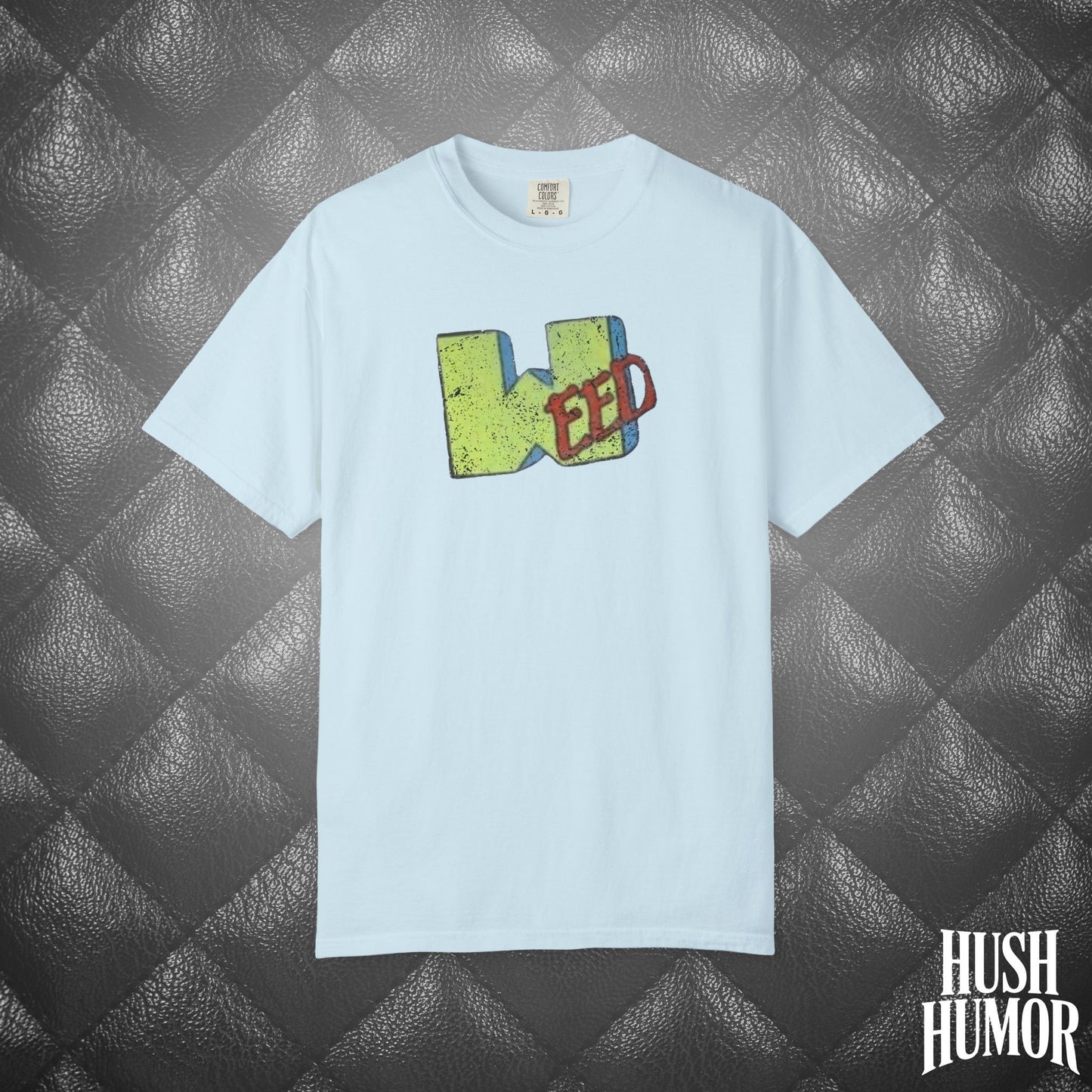 WEED Retro Graphic Tee | Stoner Girl Shirt, Funny Marijuana Meme Gift