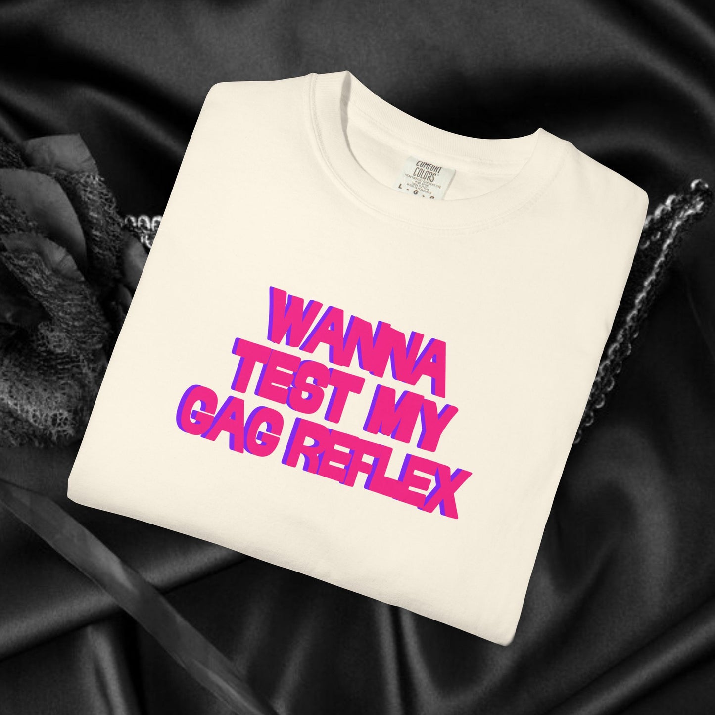 Dirty Gag Reflex Tee, Naughty Women's Shirt, Funny Blow j*b tee, Funny Adult gift