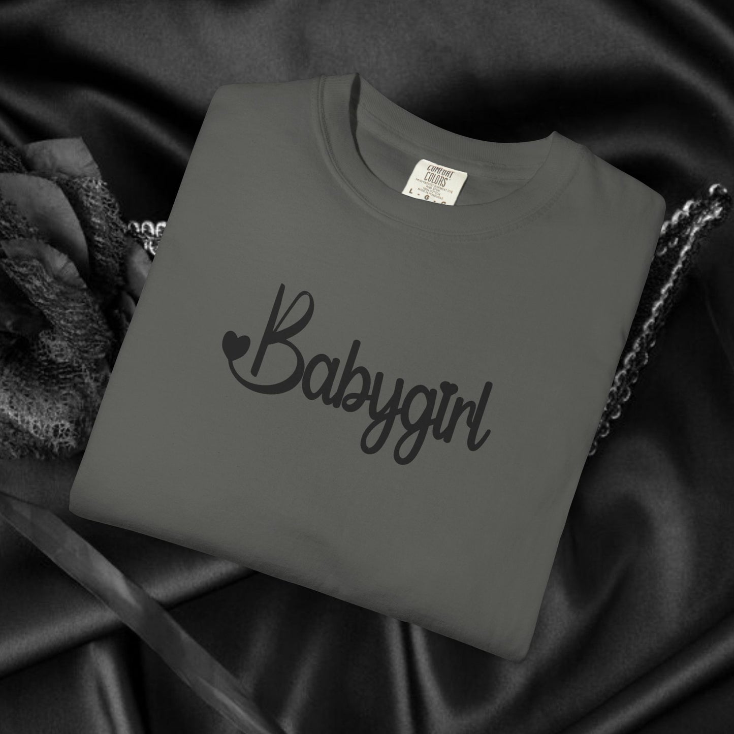 Babygirl DDLG T-shirt, Unisex Garment-Dyed Tee, Yes Daddy, Tumblr Hipster Trending Fun Party Shirt