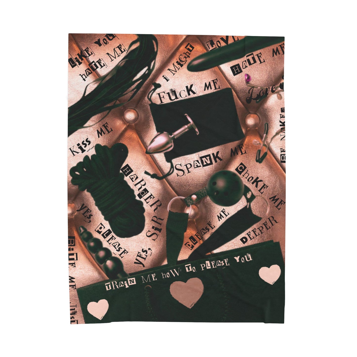 BDSM Themed blanket for Adults, Sexy and Offensive Gift, BDSM themed gift, daddy's girl blanket, babygirl blanket