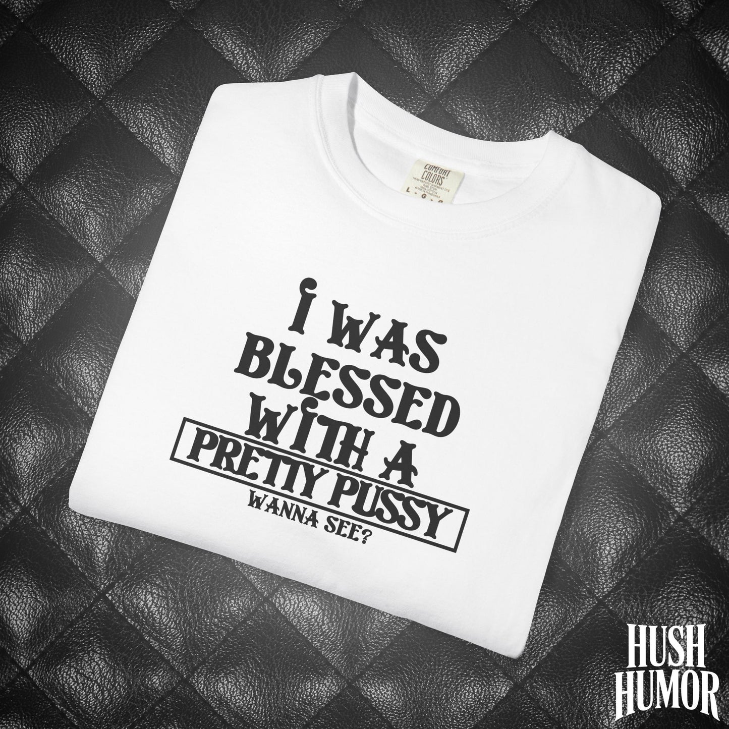 I Was Blessed With a Pretty Psssy Shirt – Naughty FEMdom BDSM Dom Sub Tee for Wife