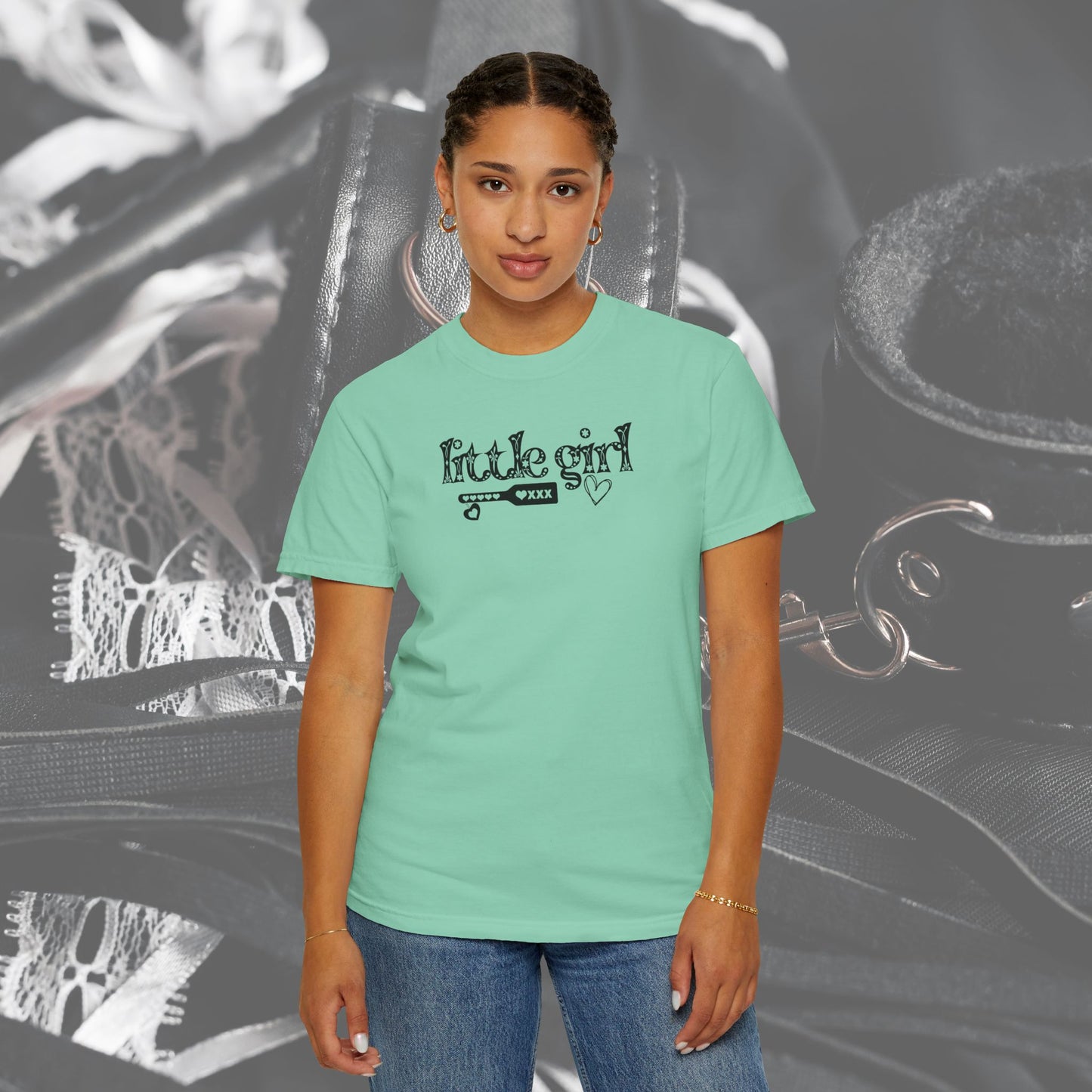 Submissive Little Girl Comfort Color T-shirt
