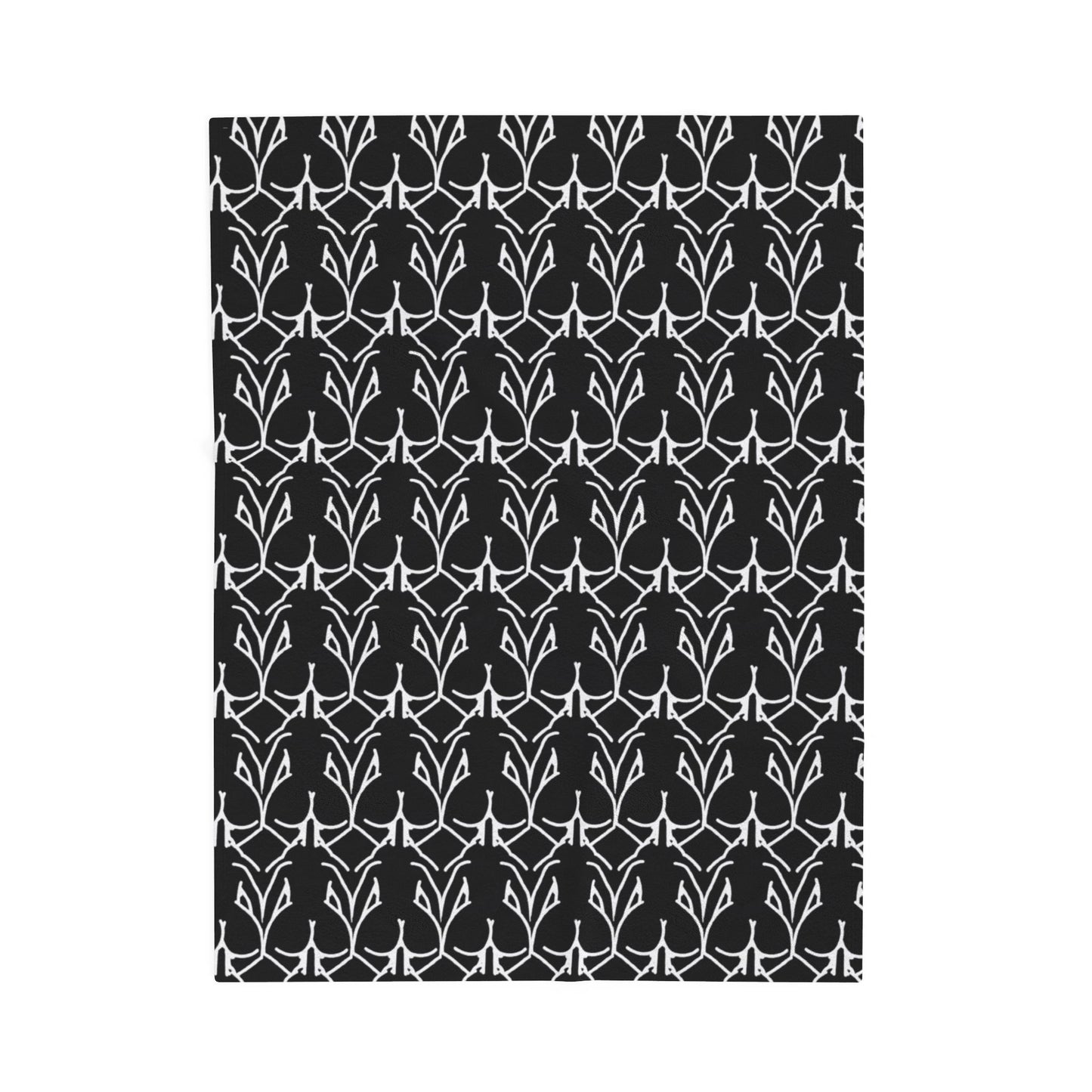 POV Doggie Style Black & White Beach Blanket | Adult NSFW Velveteen Plush Blanket