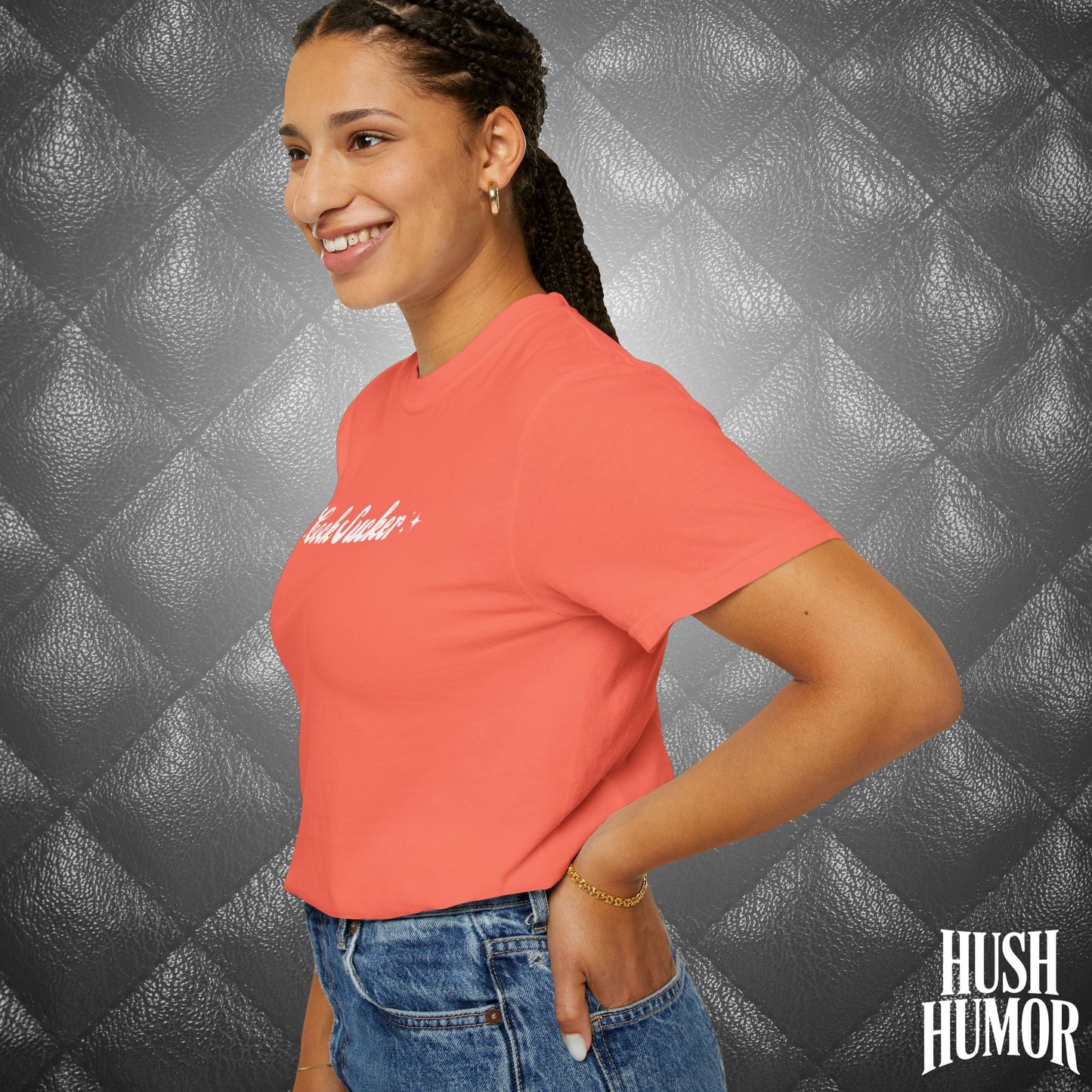 C*ck Sucker T-Shirt – Naughty Girl Comfort Colors Tee, Sexy NSFW Hot Wife Shirt, Offensive Inappropriate Graphic Shirt for Women