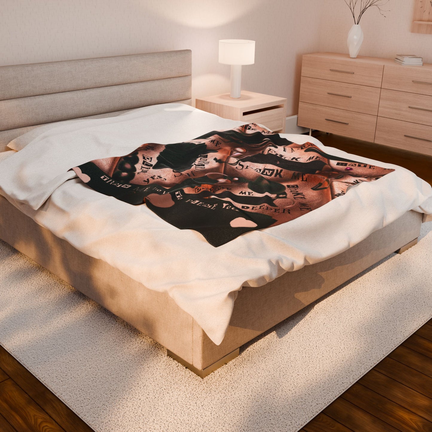 BDSM Themed blanket for Adults, Sexy and Offensive Gift, BDSM themed gift, daddy's girl blanket, babygirl blanket