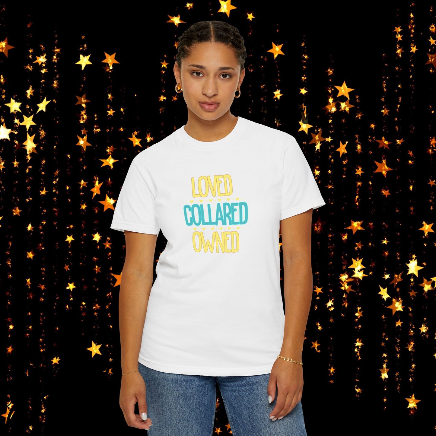 BDSM apparel Submissive tee Loved Collared Owned T-shirt, Kinky Tee