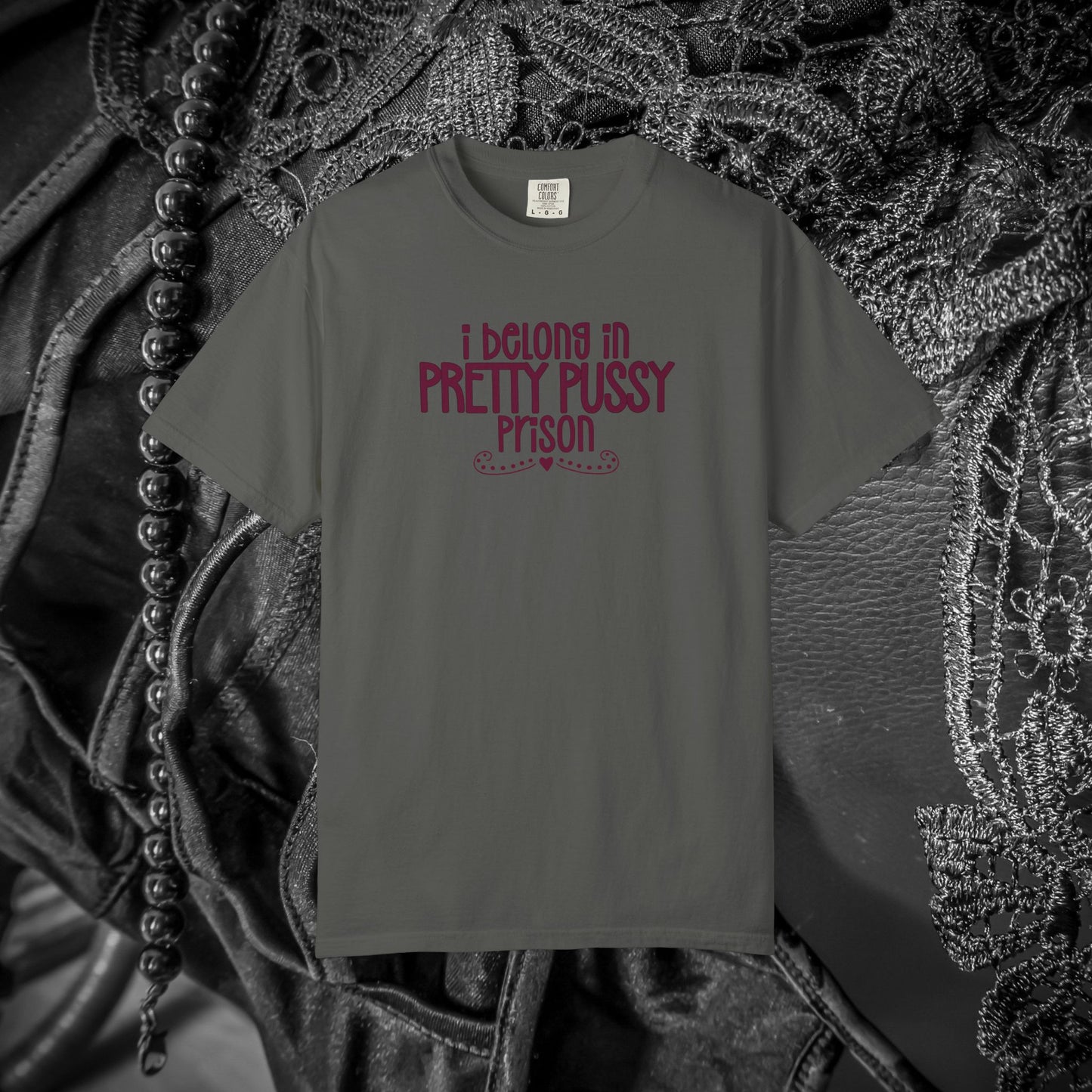 Pretty P*ssy Prison, Funny Adult T-shirt, Offensive Ladies Shirt, Unisex