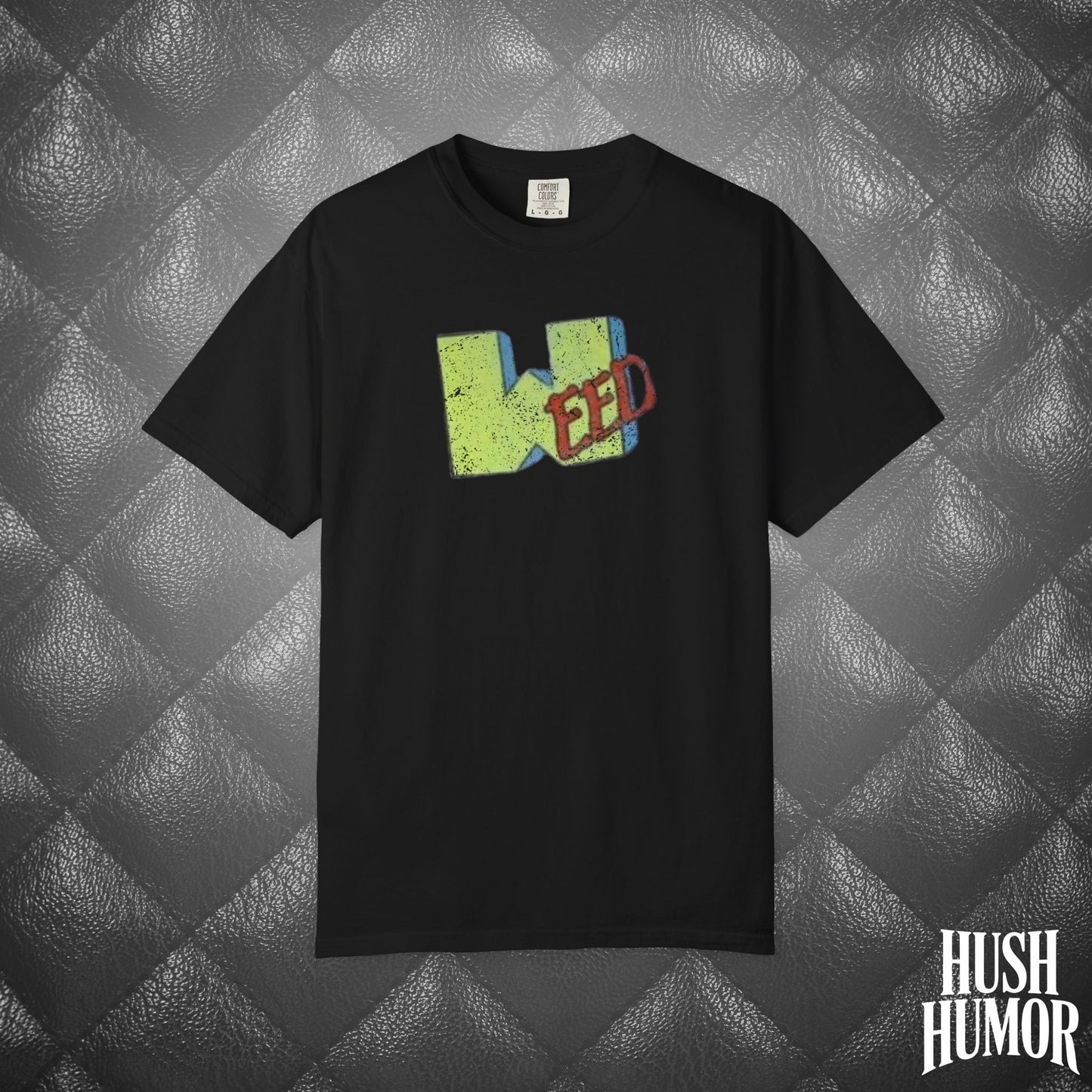 WEED Retro Graphic Tee | Stoner Girl Shirt, Funny Marijuana Meme Gift