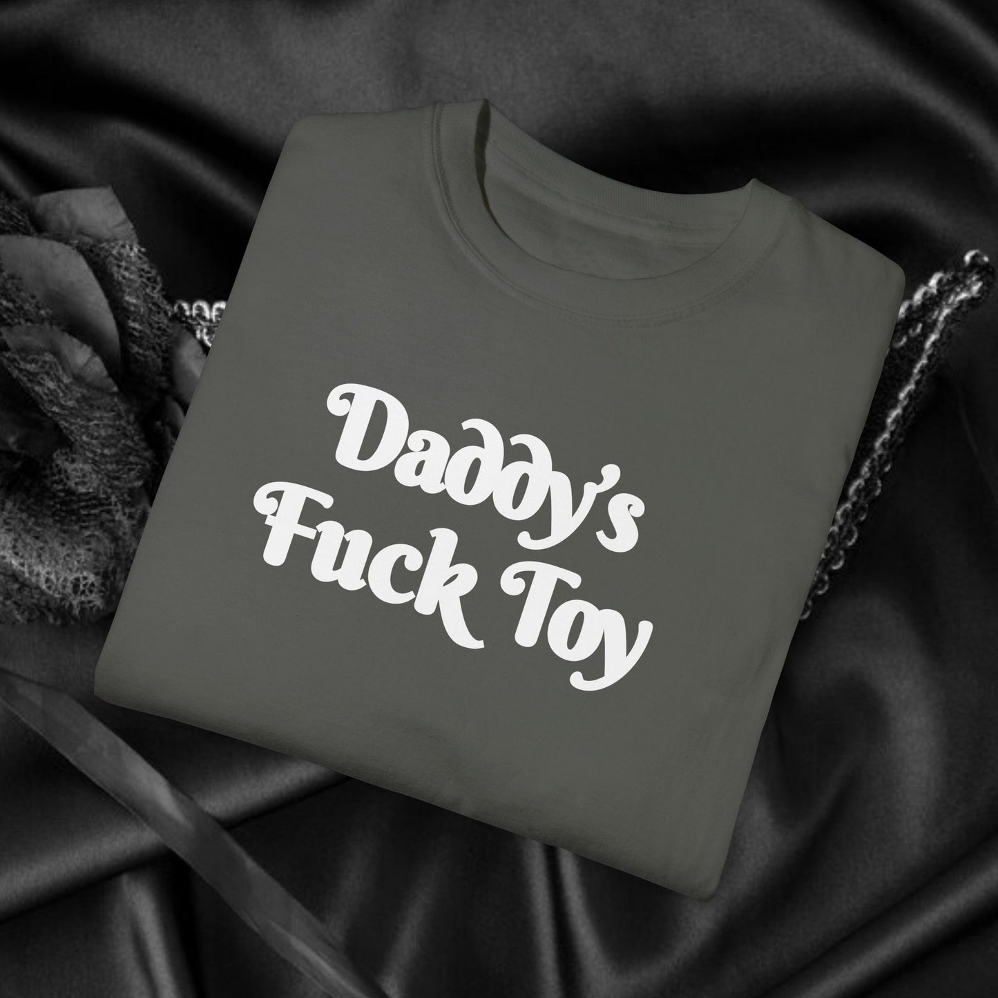 Kinky Submissive Apparel, DDLG Tee, Daddy's F*ck BDSM tee for Adult Play Wear