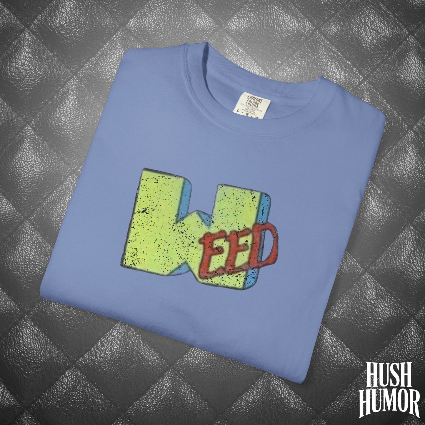 WEED Retro Graphic Tee | Stoner Girl Shirt, Funny Marijuana Meme Gift