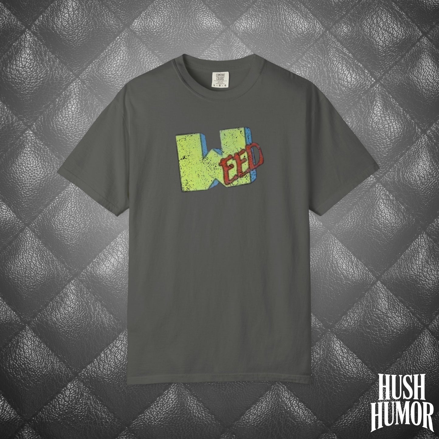 WEED Retro Graphic Tee | Stoner Girl Shirt, Funny Marijuana Meme Gift