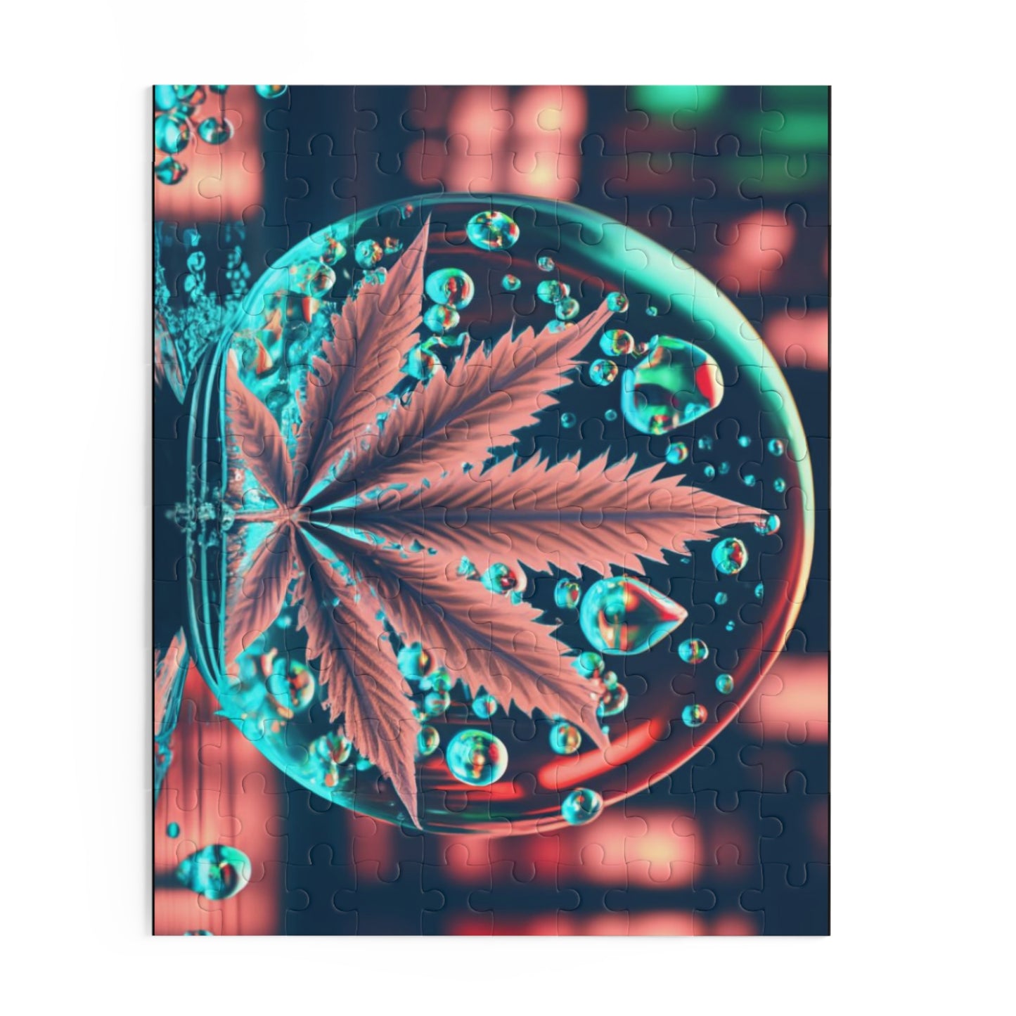 Crystal Drop Puzzle – Bold Glass Orb Jigsaw puzzle for those who like to just chill gift