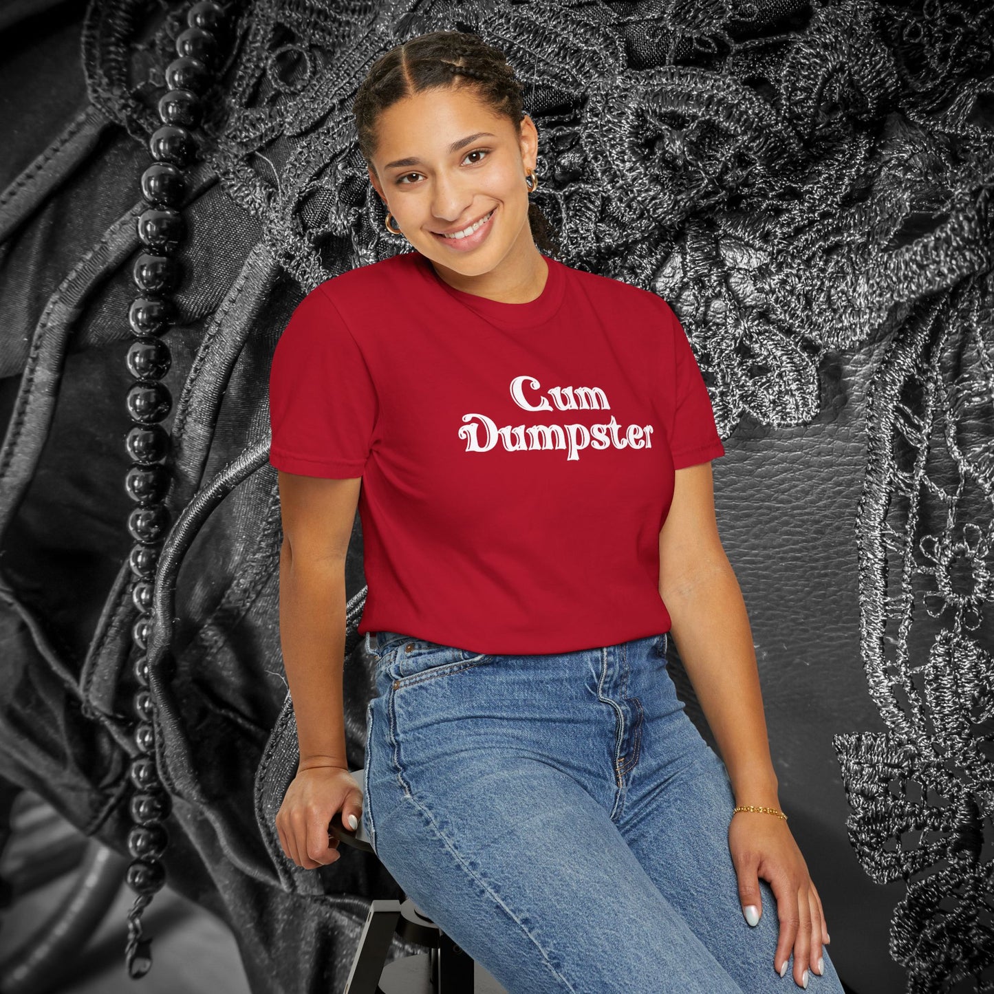 Cum Dumpster Tee – Dirty Joke Shirt & Party Gag Gift