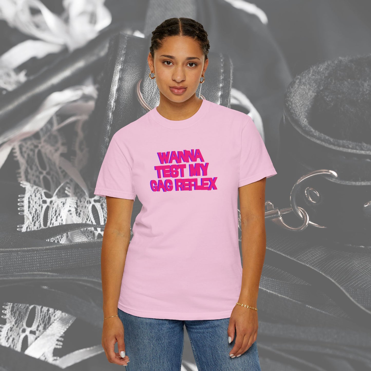 Dirty Gag Reflex Tee, Naughty Women's Shirt, Funny Blow j*b tee, Funny Adult gift