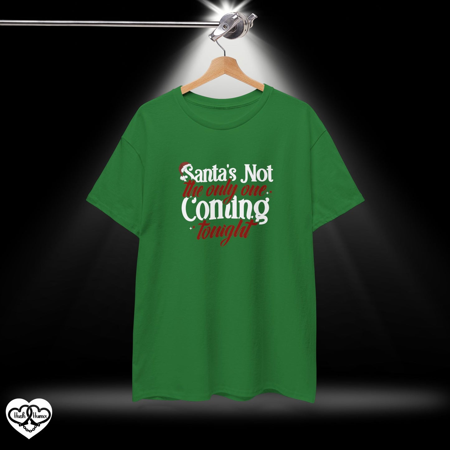 Santa’s Not the Only One Coming Tonight Shirt – Naughty Christmas Tee for Adults, Funny Holiday Party Shirt, Sexy Xmas Gift