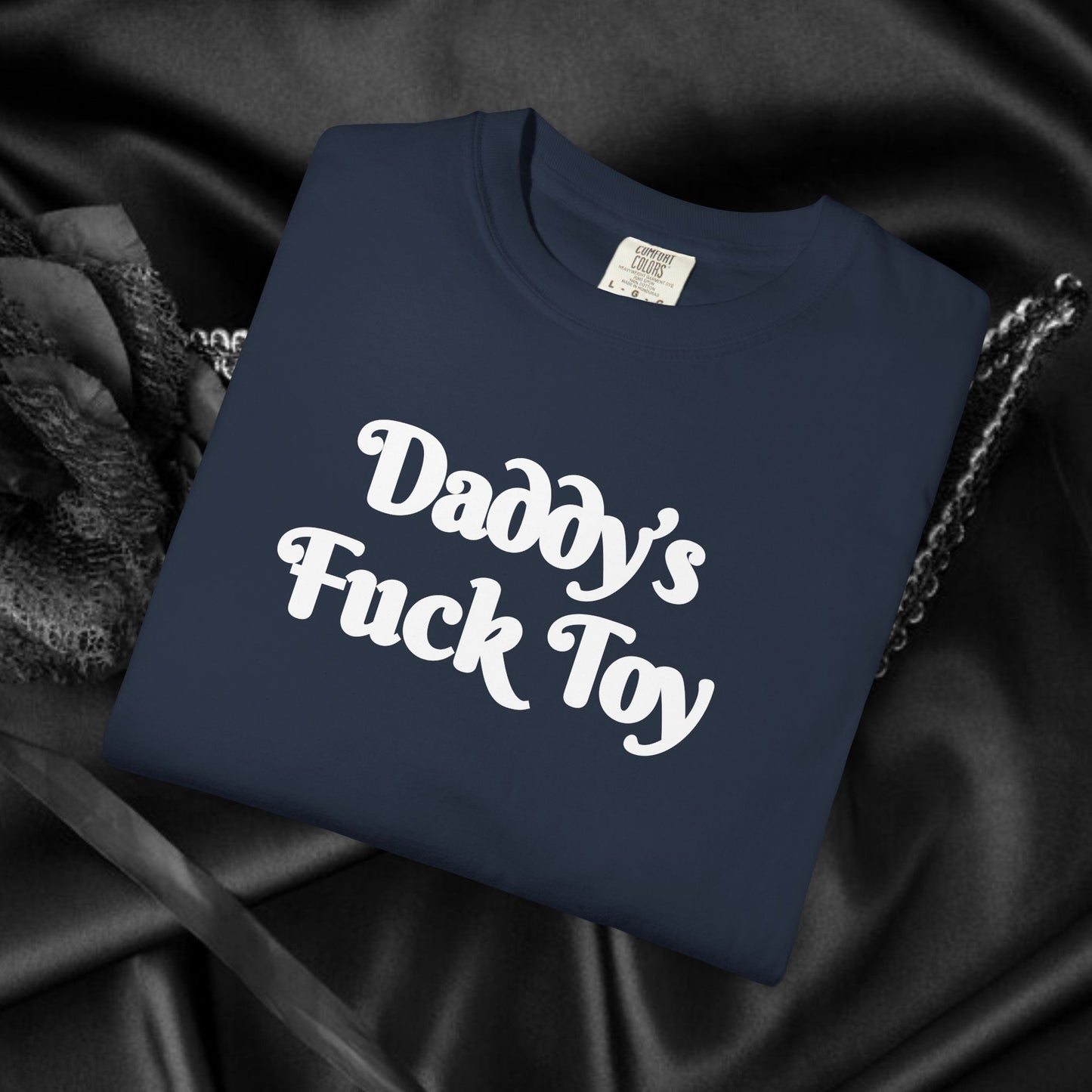 Daddy’s F*ck Toy Shirt – Kinky Submissive Apparel for Women, Hot Wife Sex Party Tee, Risqué Adult Shirt, NSFW Trendy BDSM Clothing
