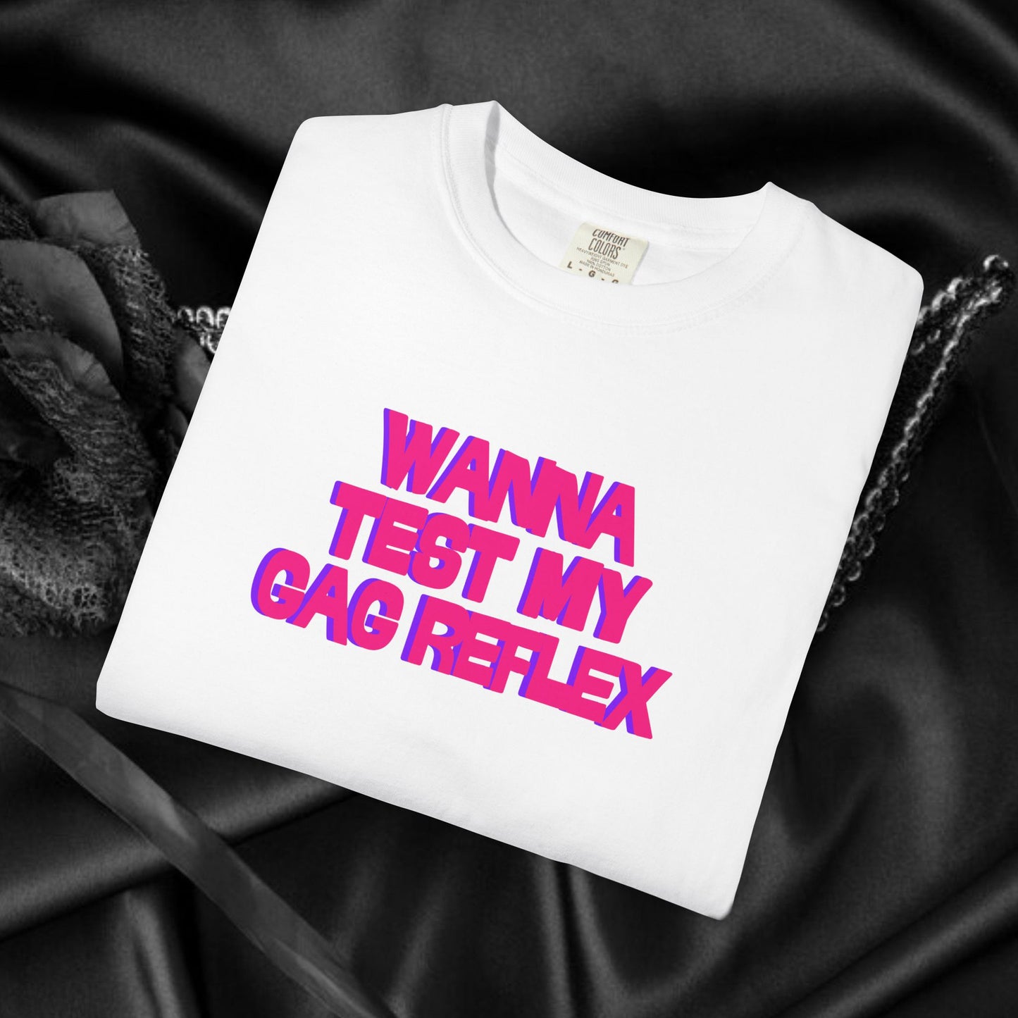Dirty Gag Reflex Tee, Naughty Women's Shirt, Funny Blow j*b tee, Funny Adult gift