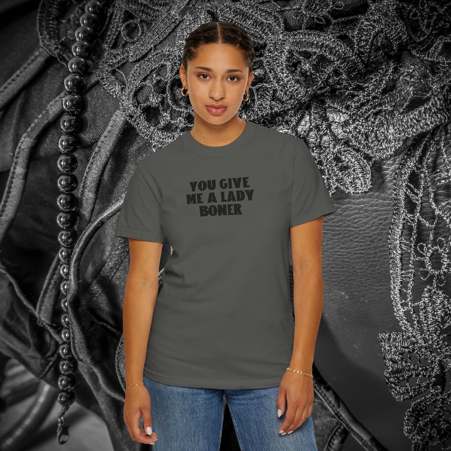 Funny Sex Shirt, Lady Boner Feminist Tee, Shocking Tops, Inappropriate NSFW Party Shirt, Offensive Rude Trendy comfort colors unisex tshirt