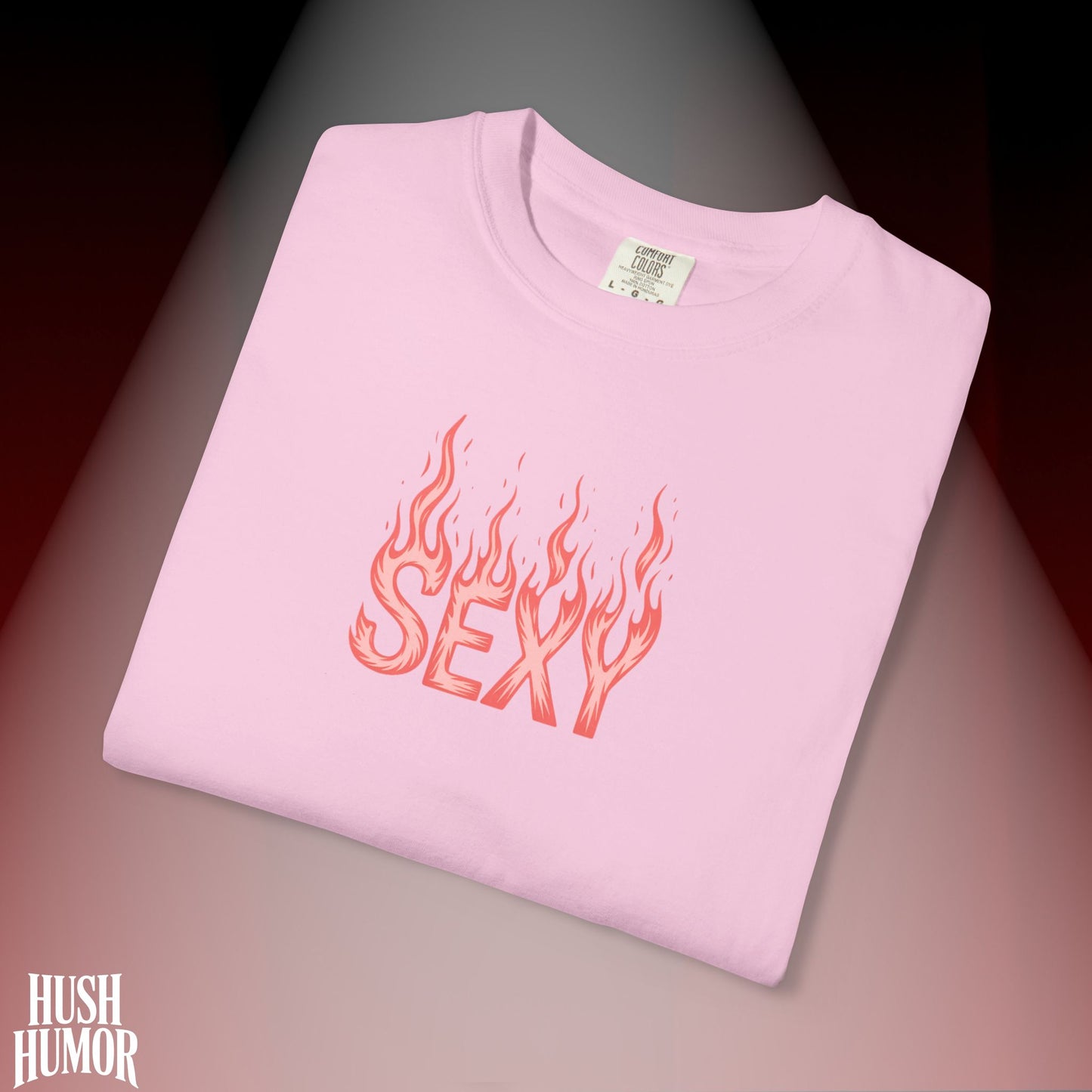 SEXY Flame T-Shirt | Bold Graphic Tee for Women | Naughty Comfort Colors Shirt | Hot Girl Summer Shirt | Edgy Festival Apparel