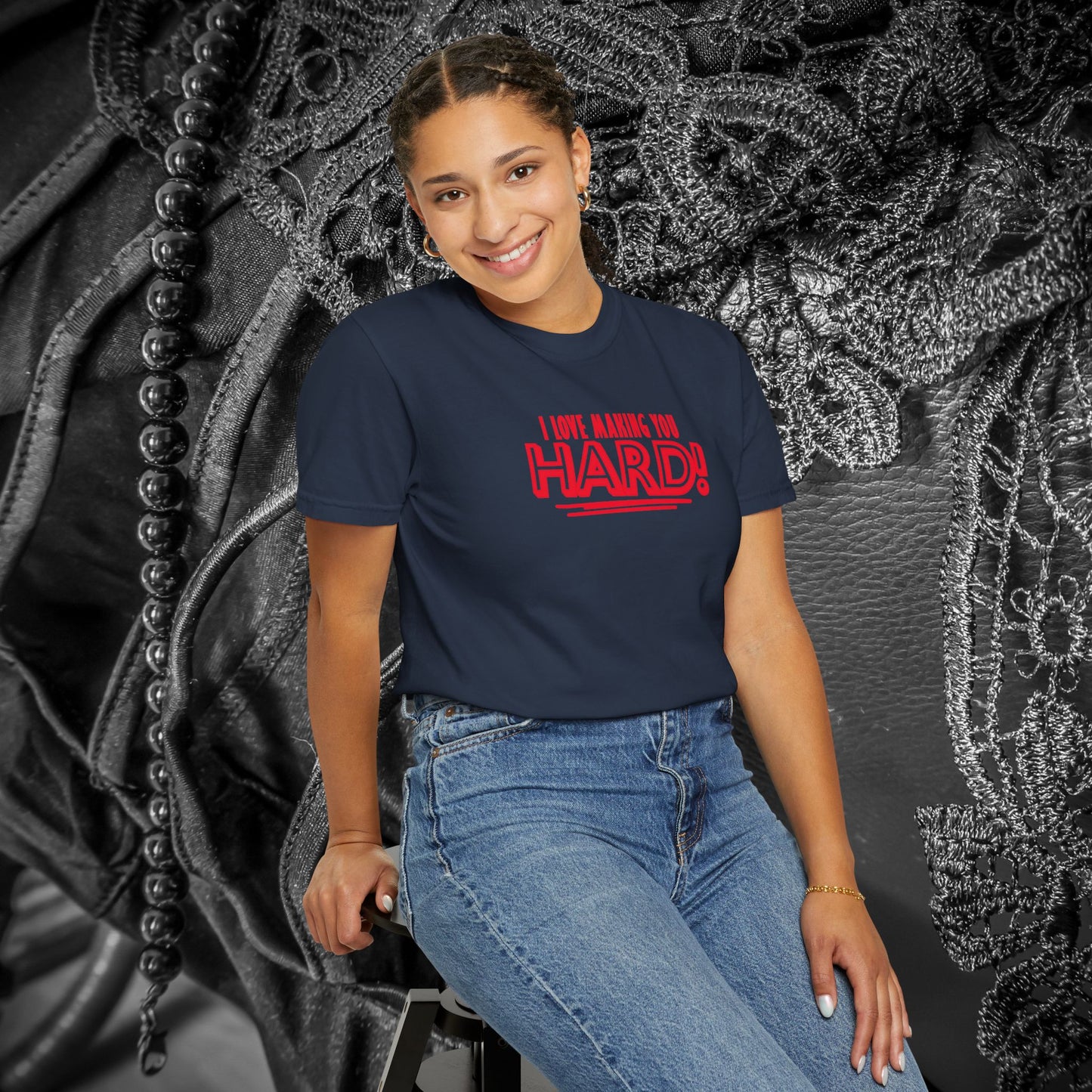 I love making you hard suggestive tshirt gift for the naughty girl in your life, sexy seductive ladies top