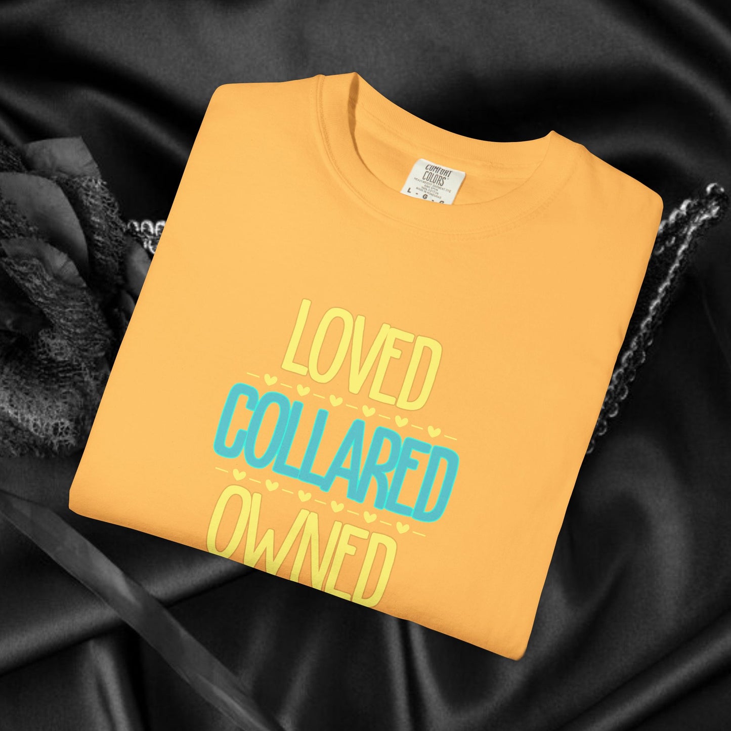 BDSM apparel Submissive tee Loved Collared Owned T-shirt, Kinky Tee