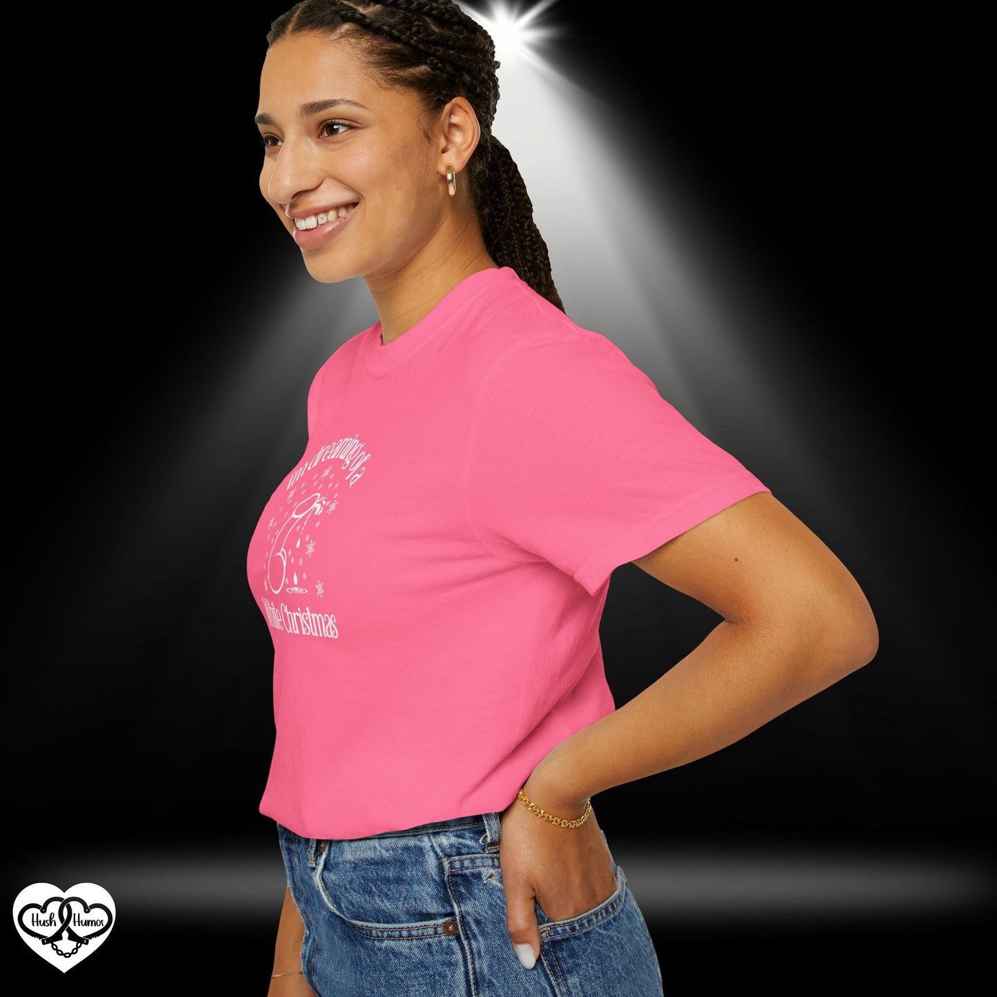 I’m Dreaming of a White Christmas Naughty Shirt – Funny Adult Xmas Tee, Sexy Holiday Party Top