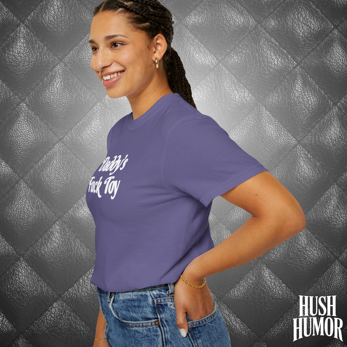 Daddy’s F*ck Toy Shirt – Kinky Submissive Apparel for Women, Hot Wife Sex Party Tee, Risqué Adult Shirt, NSFW Trendy BDSM Clothing