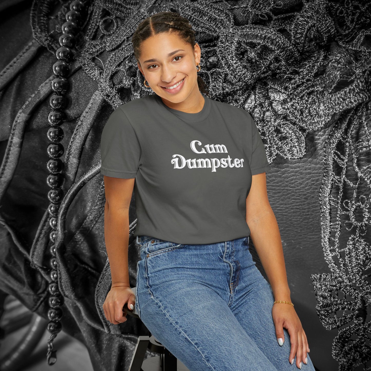 Cum Dumpster Tee – Dirty Joke Shirt & Party Gag Gift