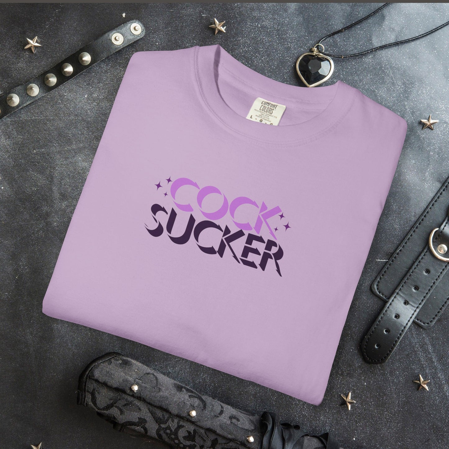 Naughty Girl Sex T-Shirt – Sexy Offensive Ladies Comfort Colors C0ck Sucker Tee, Hot Wife NSFW Shirt
