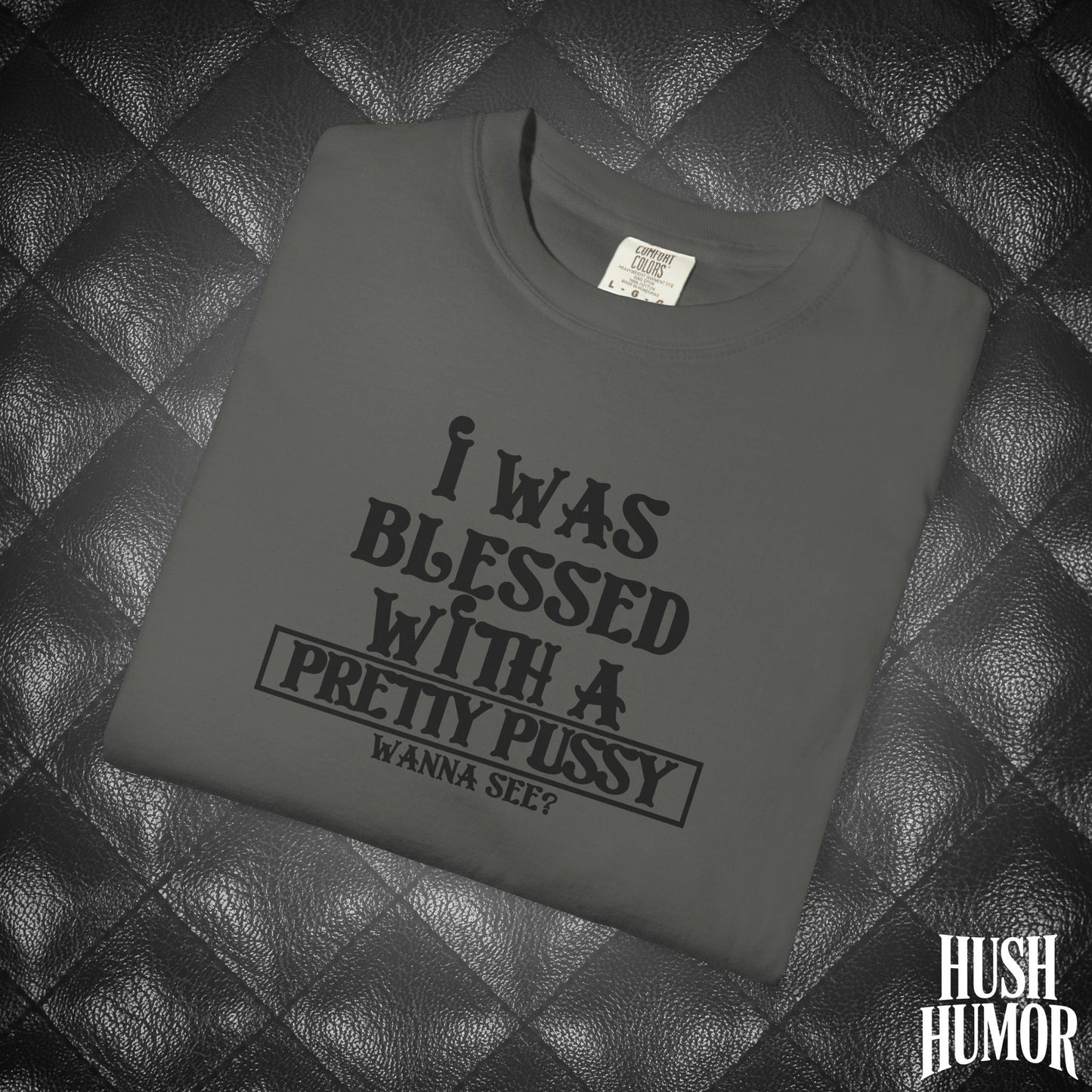 I Was Blessed With a Pretty Psssy Shirt – Naughty FEMdom BDSM Dom Sub Tee for Wife