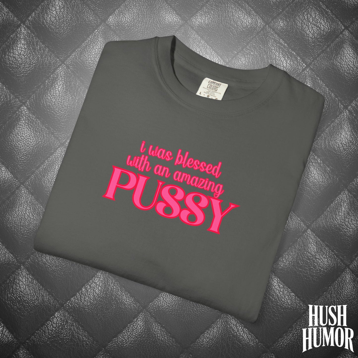 I Was Blessed With an Amazing Psssy Shirt – Funny NSFW T-Shirt for Naughty Wife