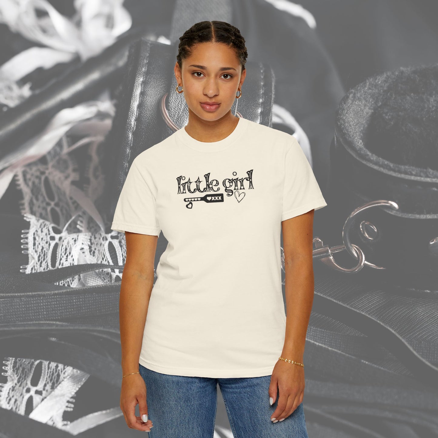 Submissive Little Girl Comfort Color T-shirt