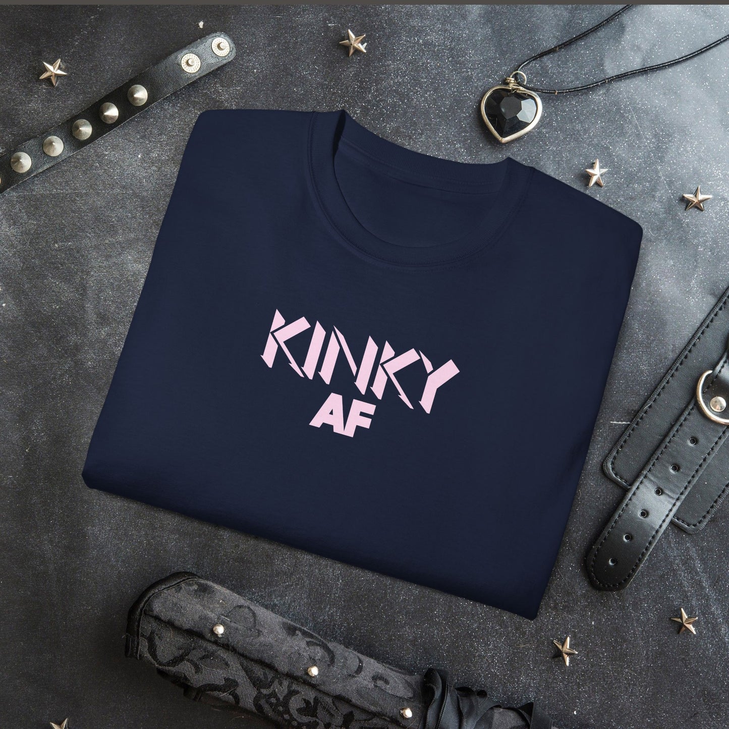 Kinky AF Unisex Tee, Naughty Wife Gift, Dirty Girl Shirt, Kinky Gift, Hot Wife T-Shirt, Sexy Shirt, Adult Humor Tee