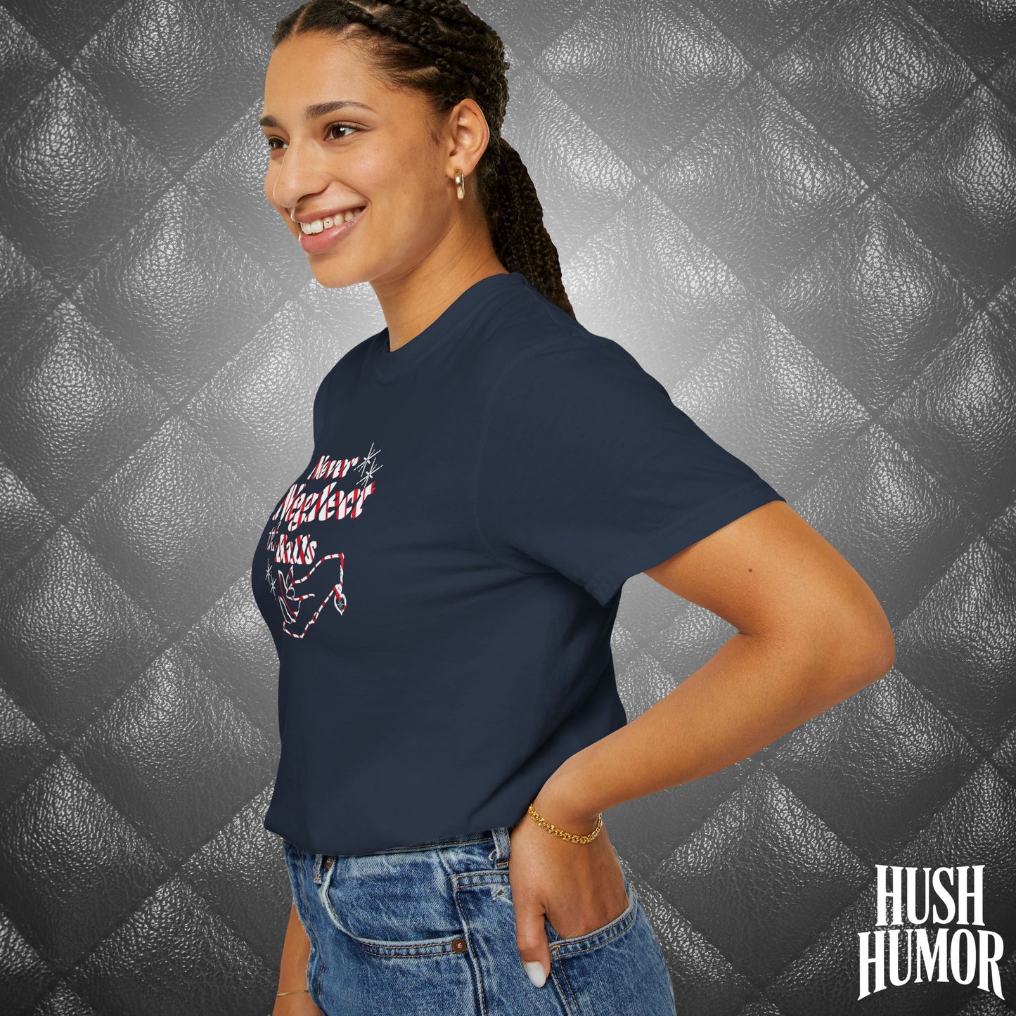 Never Neglect the Balls Christmas T-Shirt – Funny Naughty NSFW Holiday Tee
