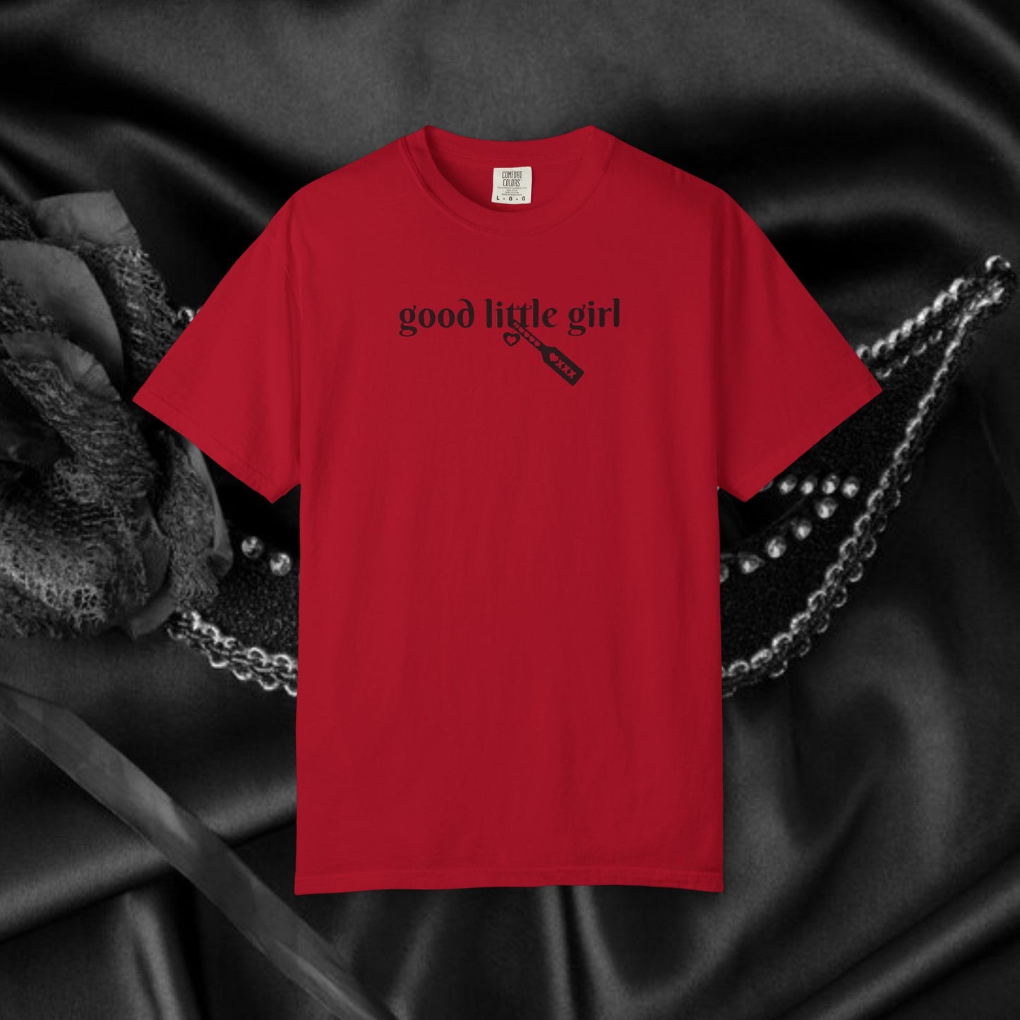 Submissive good little girl T-shirt, BDSM DomSub Wife Gift, Comfort Color Tee, Good Little Girl Shirt, BDSM Submissive Wife Shirt