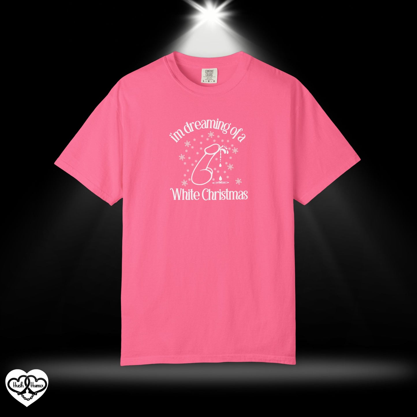 I’m Dreaming of a White Christmas Naughty Shirt – Funny Adult Xmas Tee, Sexy Holiday Party Top