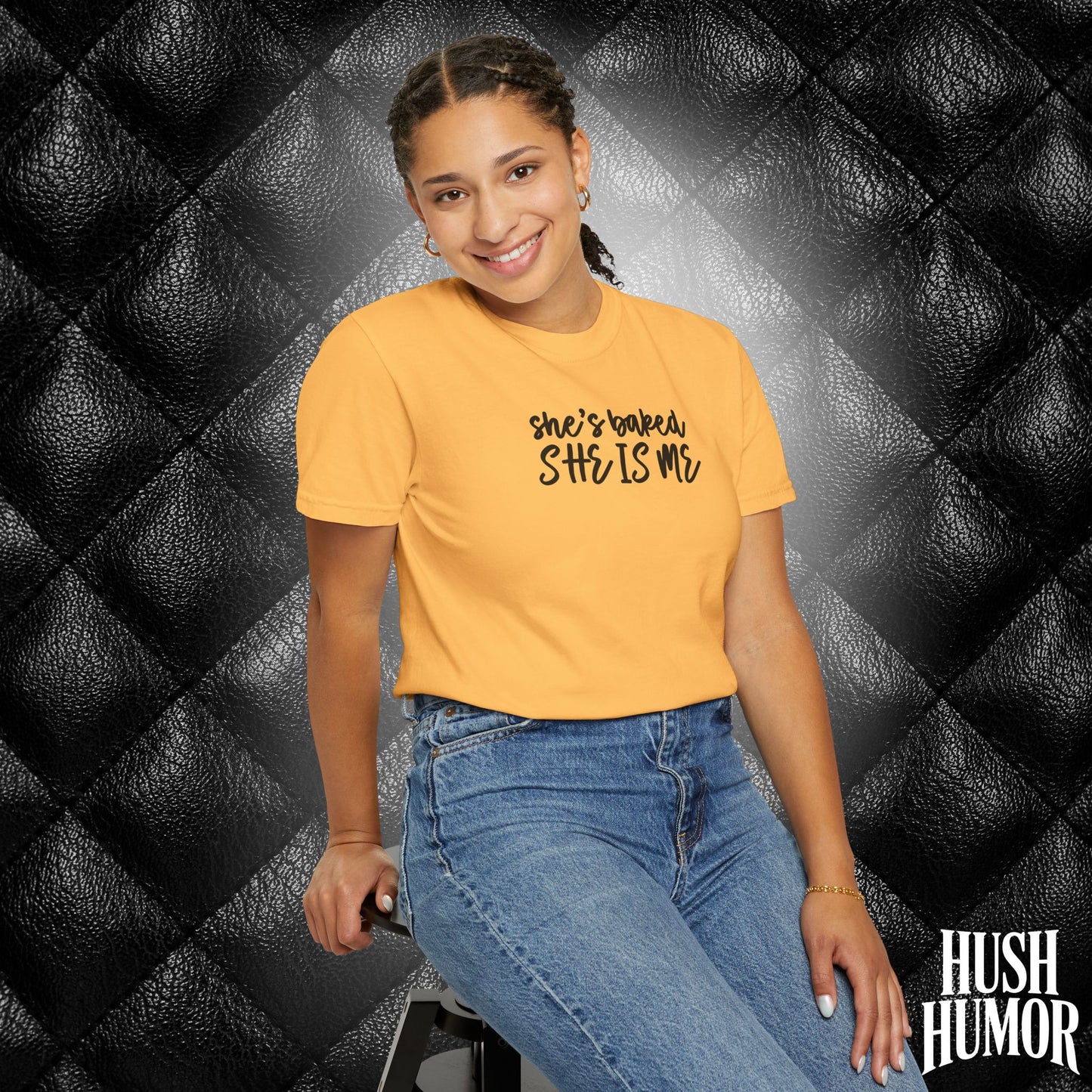 She’s Baked | Stoner Girl Weed T-Shirt for Women | Cute Pothead Gift Idea