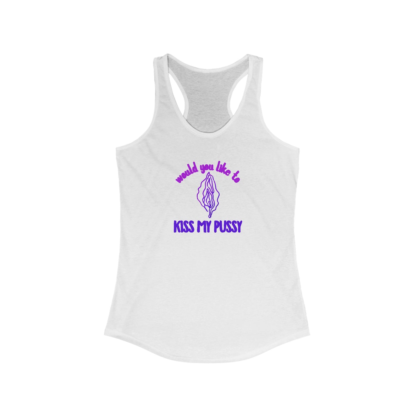 Kiss My Psssy Tank, Adult Party Top, Inappropriate Sexy Summer Top, NSFW Comfort Colors tee