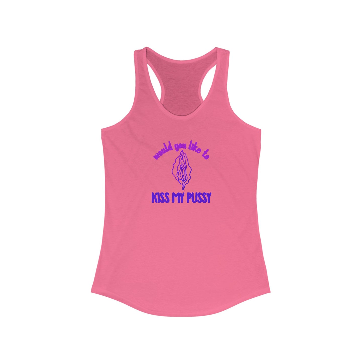 Kiss My Psssy Tank, Adult Party Top, Inappropriate Sexy Summer Top, NSFW Comfort Colors tee