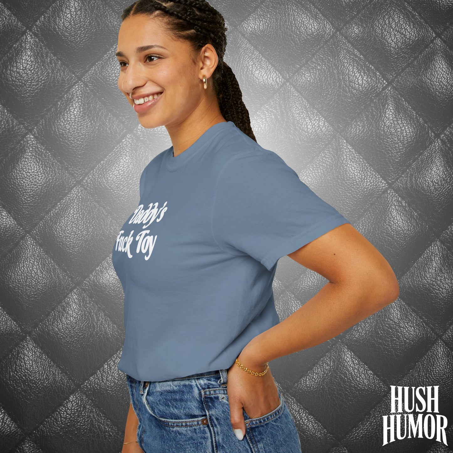 Daddy’s F*ck Toy Shirt – Kinky Submissive Apparel for Women, Hot Wife Sex Party Tee, Risqué Adult Shirt, NSFW Trendy BDSM Clothing