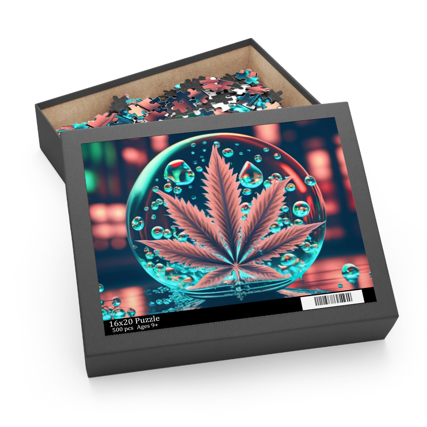 Crystal Drop Puzzle – Bold Glass Orb Jigsaw puzzle for those who like to just chill gift