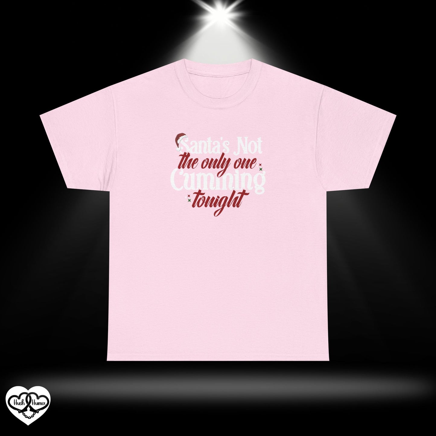 Santa’s Not the Only One Cumming Tonight Shirt – Naughty Christmas Tee for Adults, Funny Holiday Party Shirt, Sexy Xmas Gift