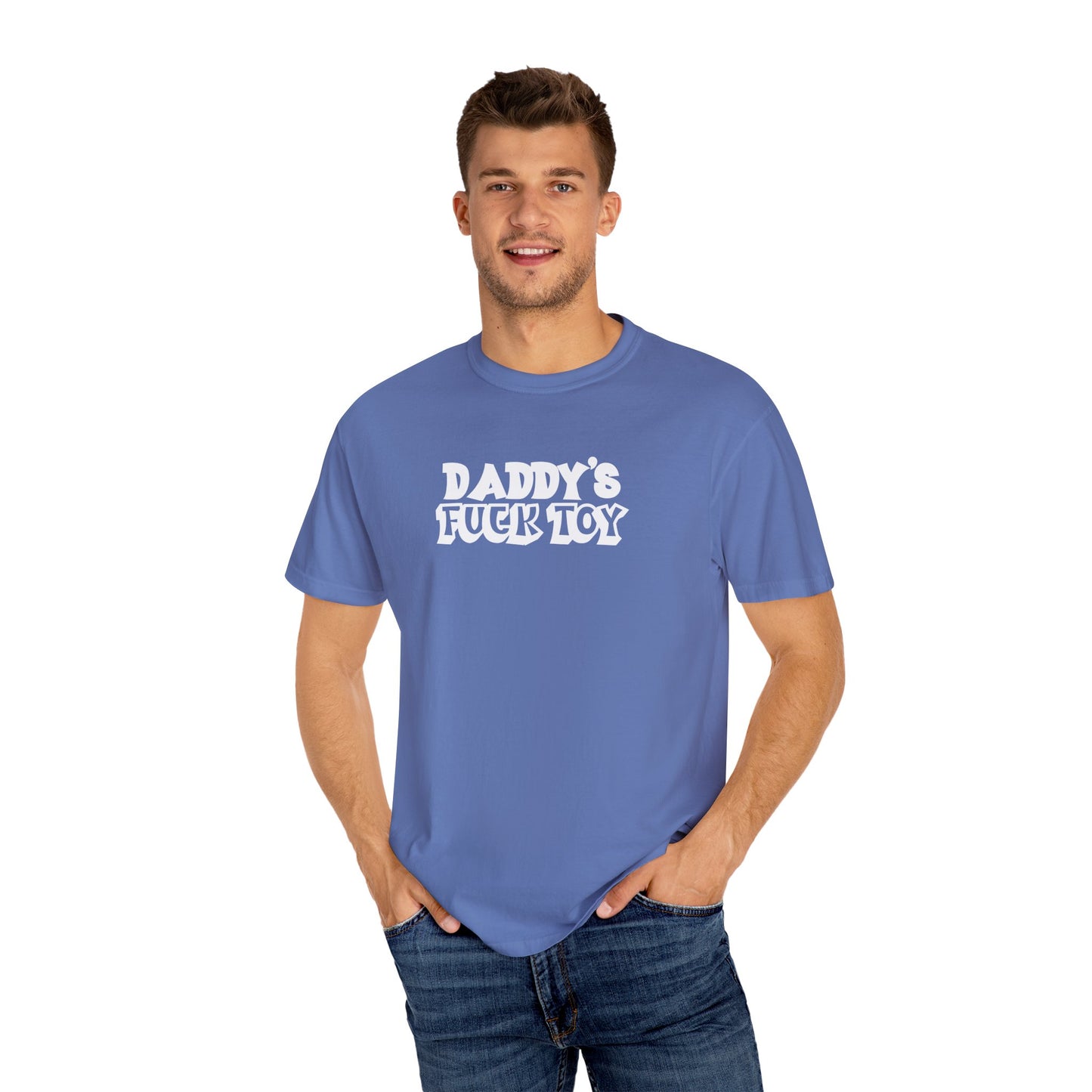 Daddy’s F*ck Toy Shirt – BDSM Submissive T-Shirt, Kinky DDLG Apparel, Naughty NSFW Shirt for Brats, Dirty Adult Play Wear, Inappropriate Sub Gift