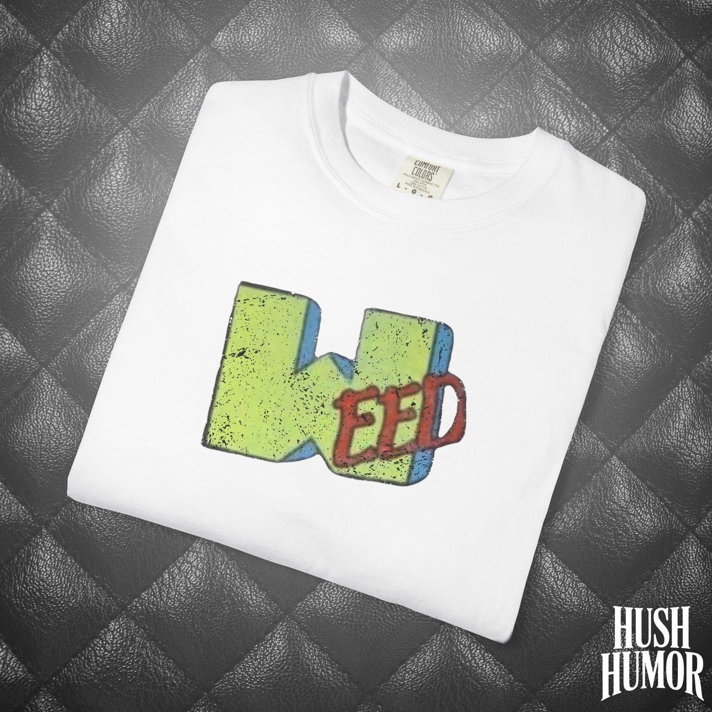 WEED Retro Graphic Tee | Stoner Girl Shirt, Funny Marijuana Meme Gift